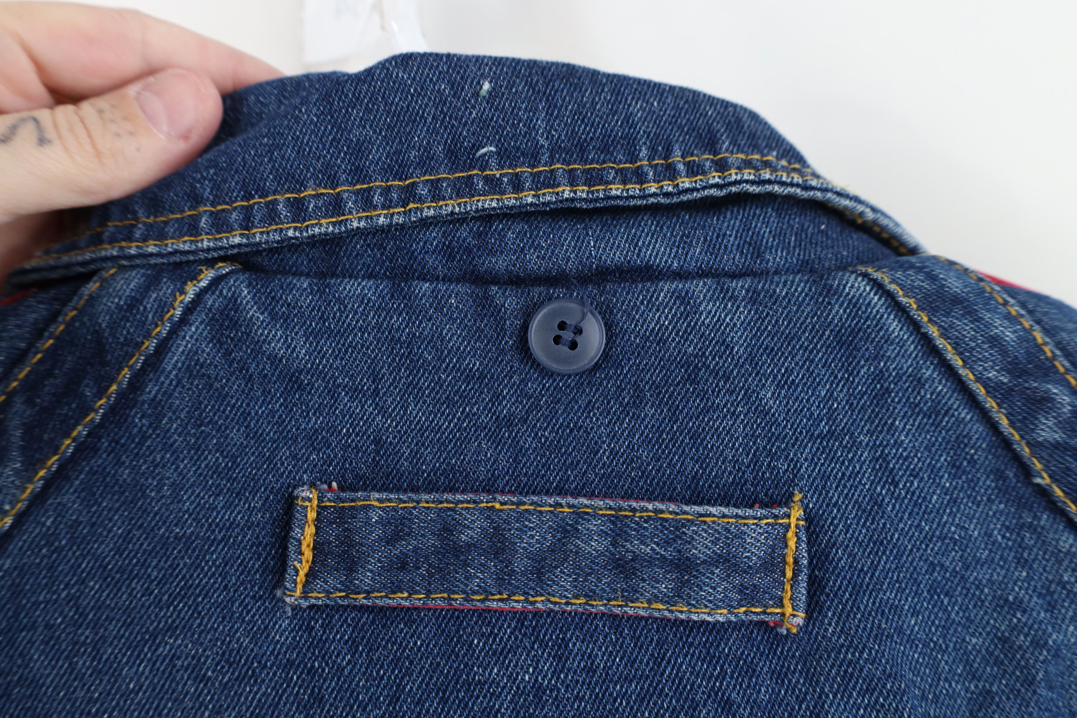 Vintage Vintage 80s 90s Streetwear Flannel Lined Denim Jean Jacket Size L / US 10 / IT 46 - 15 Thumbnail