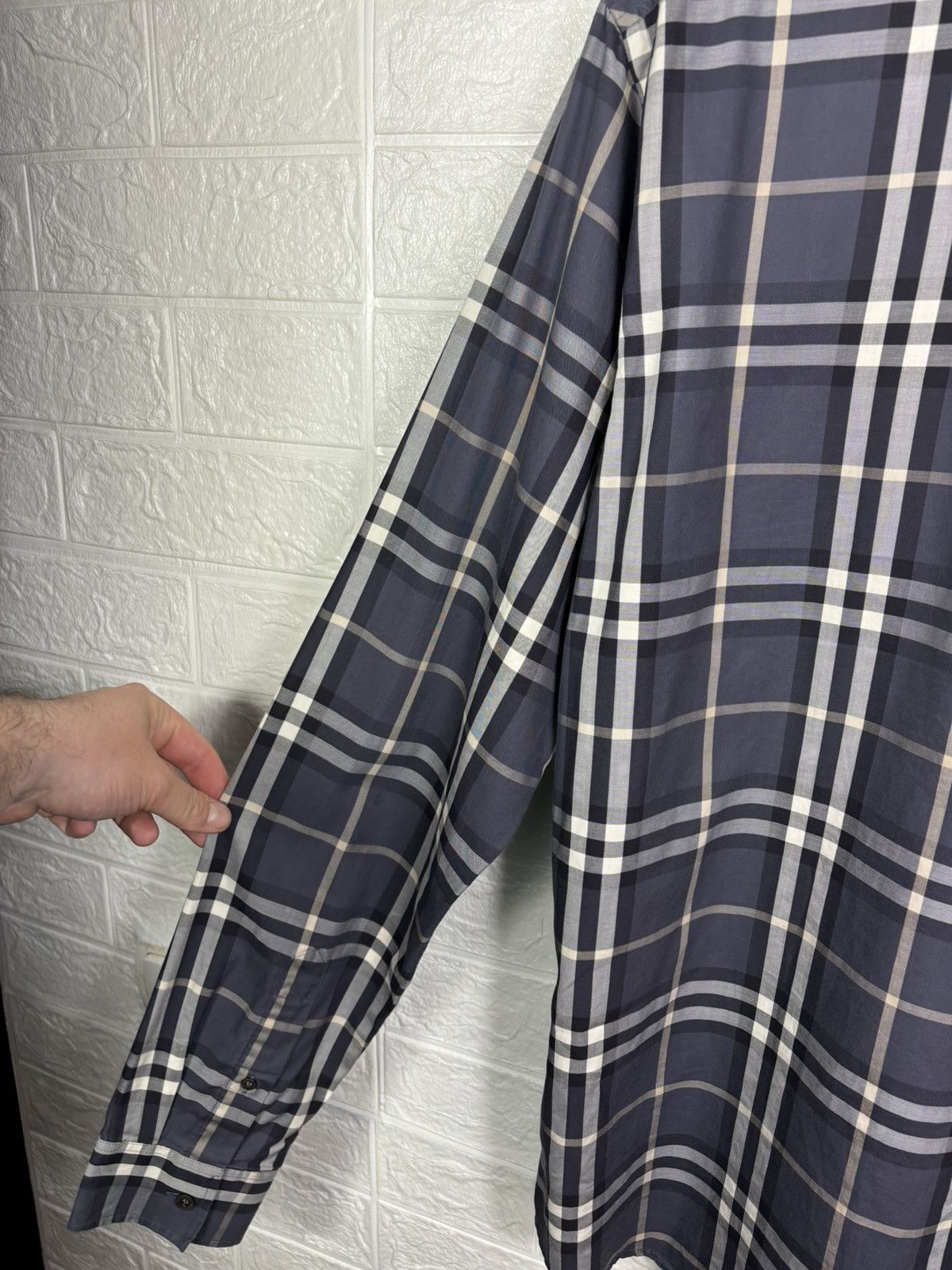 Burberry Burberry London Nova Check Long Sleeve Shirt Size M Size US M / EU 48-50 / 2 - 14 Thumbnail