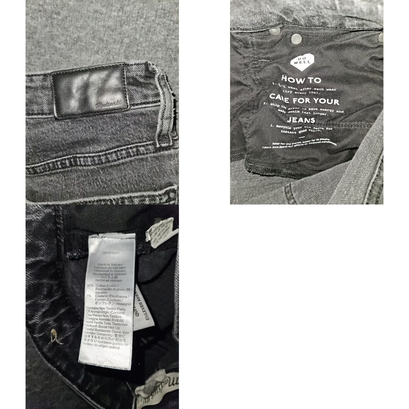 Madewell 1. Keywords: "Madewell Curvy Perfect Vintage Jeans," "Womens Size 42" / US 20 - 8 Thumbnail