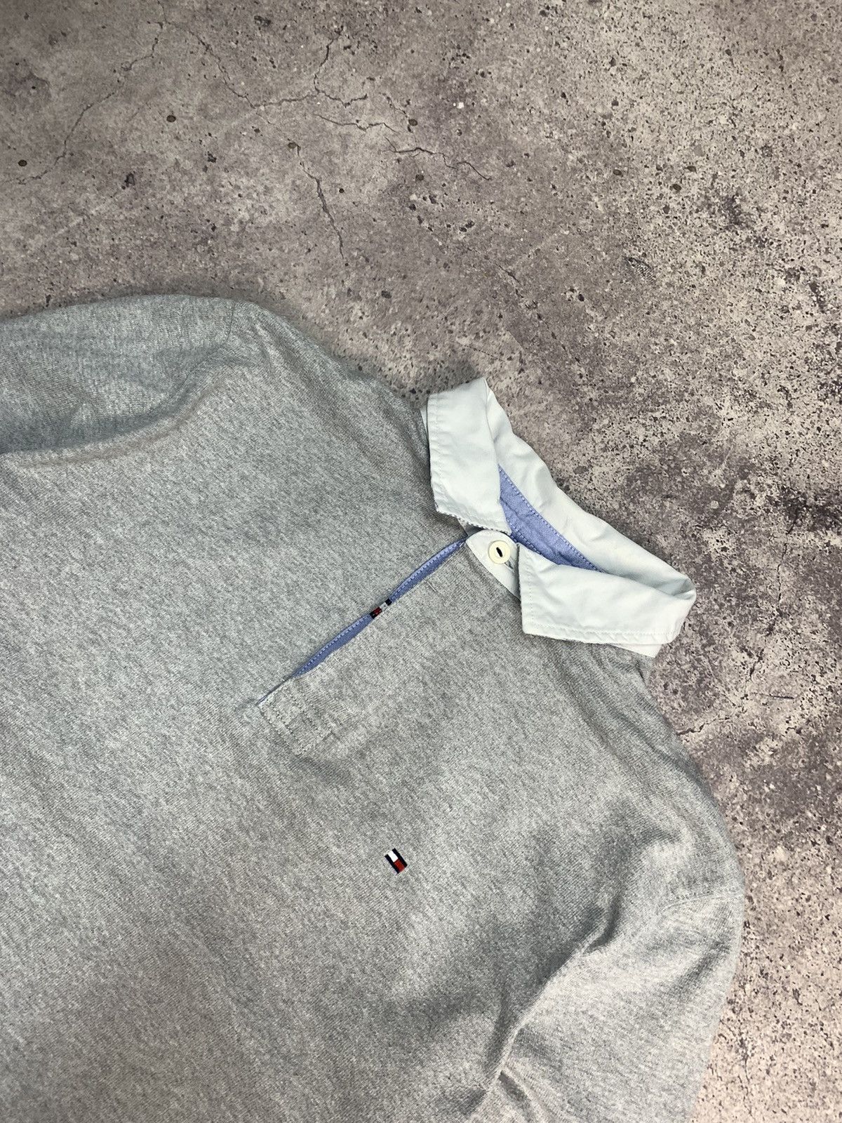 Japanese Brand Vintage Tommy Hilfiger regby long sleeve faded sk8 Y2K Size US L / EU 52-54 / 3 - 8 Thumbnail