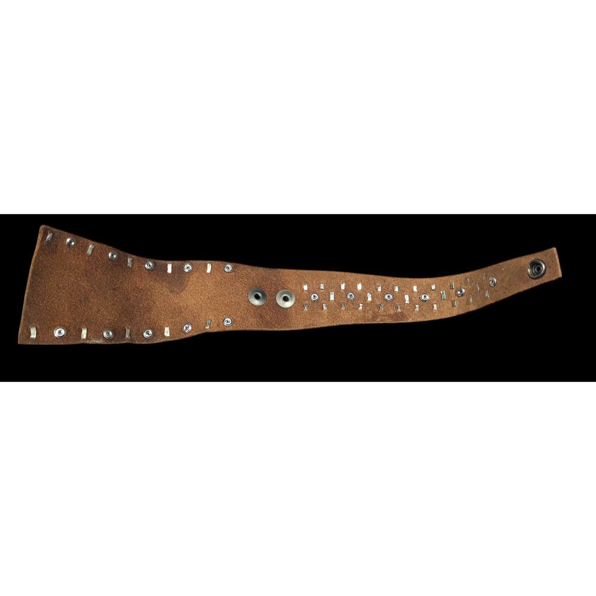 Other Handmade Western Glam Tapered Leather Wrap Bracelet With Stu Size ONE SIZE - 6 Thumbnail