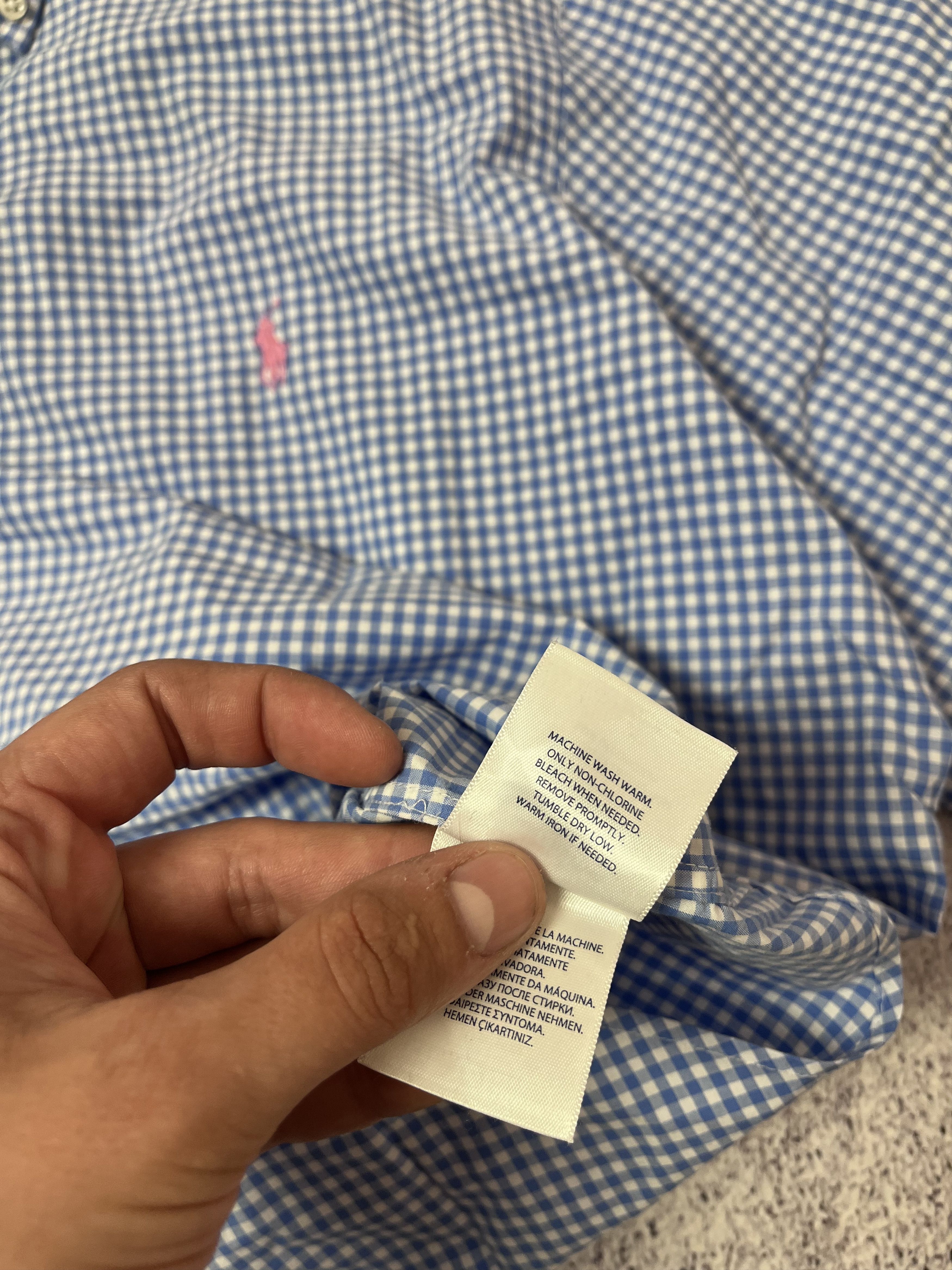 Japanese Brand × Polo Ralph Lauren Men’s button down shirt Polo Ralph Lauren size L blue y2k Size US L / EU 52-54 / 3 - 6 Thumbnail
