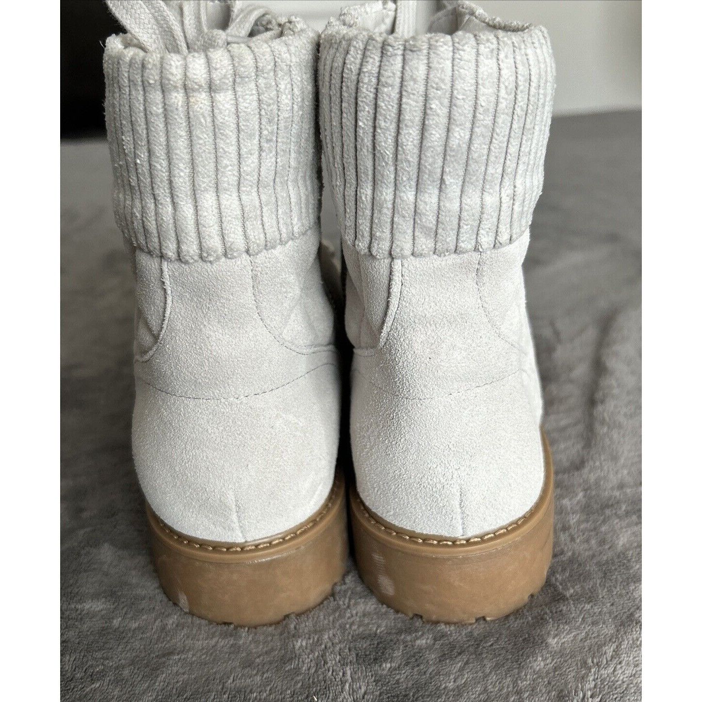 Other EASY SPIRIT Martha Stewart Beige LEATHER HIKERS BOOTS SIZE Size US 10 / IT 40 - 10 Thumbnail