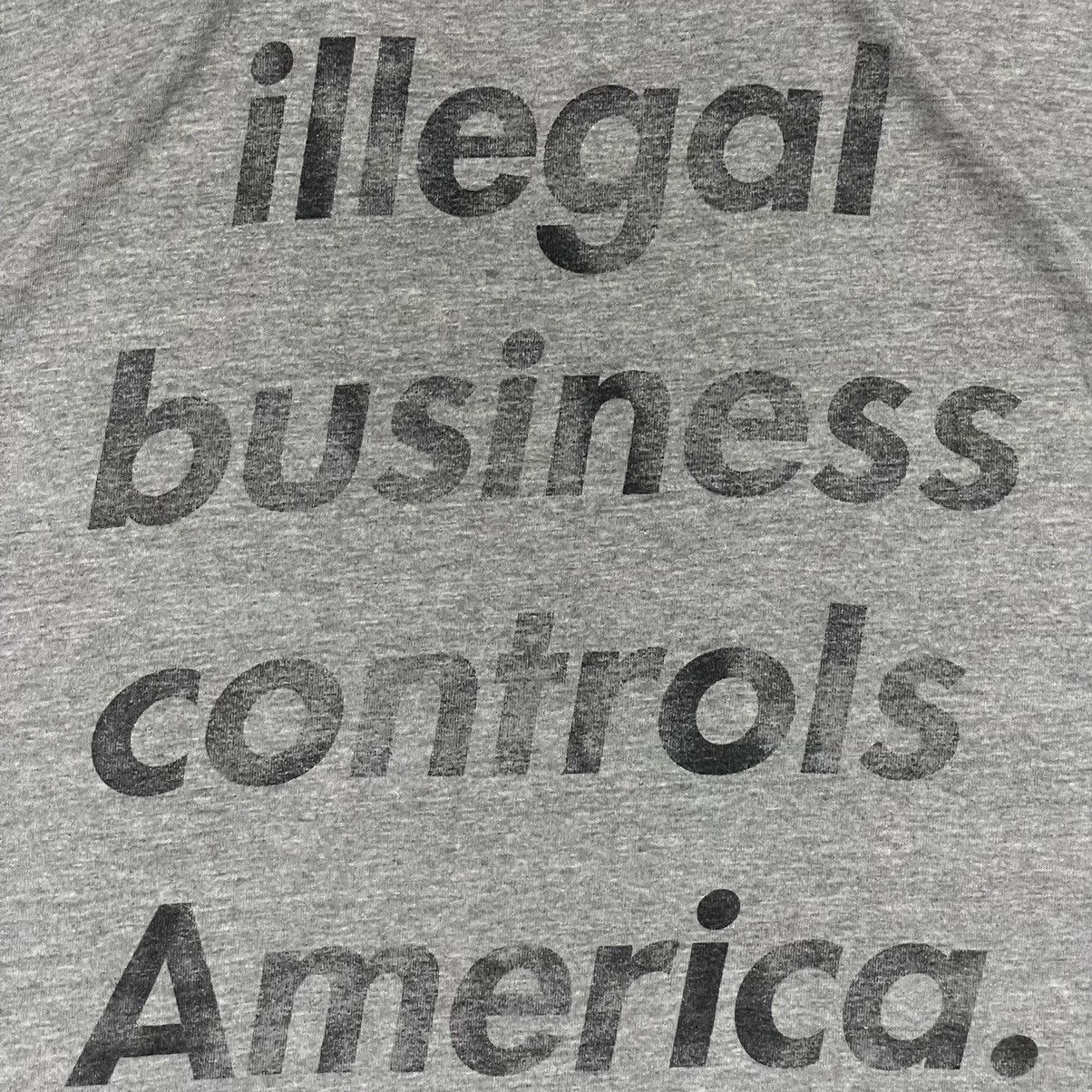 Supreme Supreme Illegal Business Control Tee Size US XL / EU 56 / 4 - 5 Thumbnail