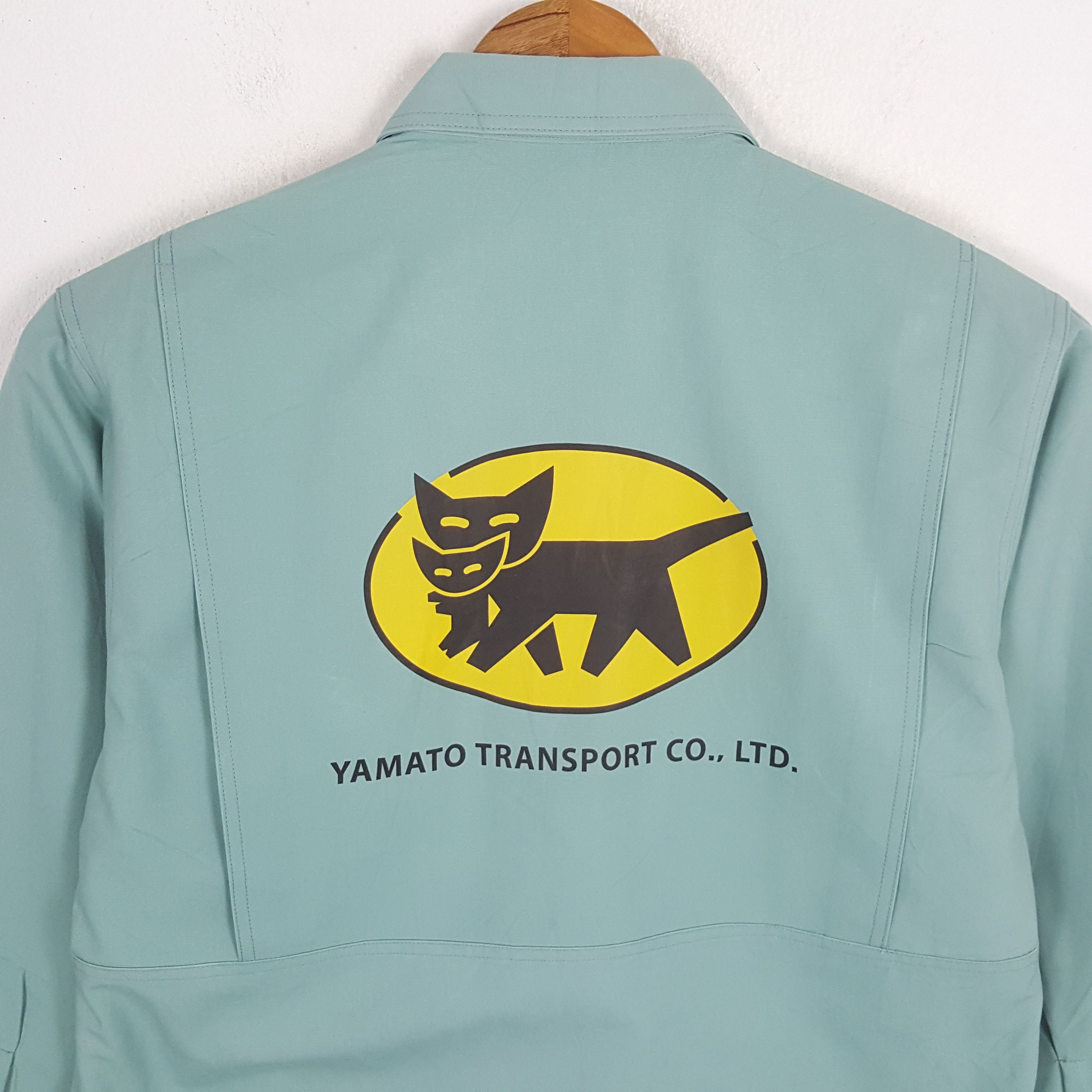 Japanese Brand × Vintage Vintage YAMATO TRANSPORT Japanese Racing Custom Jacket Size US M / EU 48-50 / 2 - 2 Thumbnail