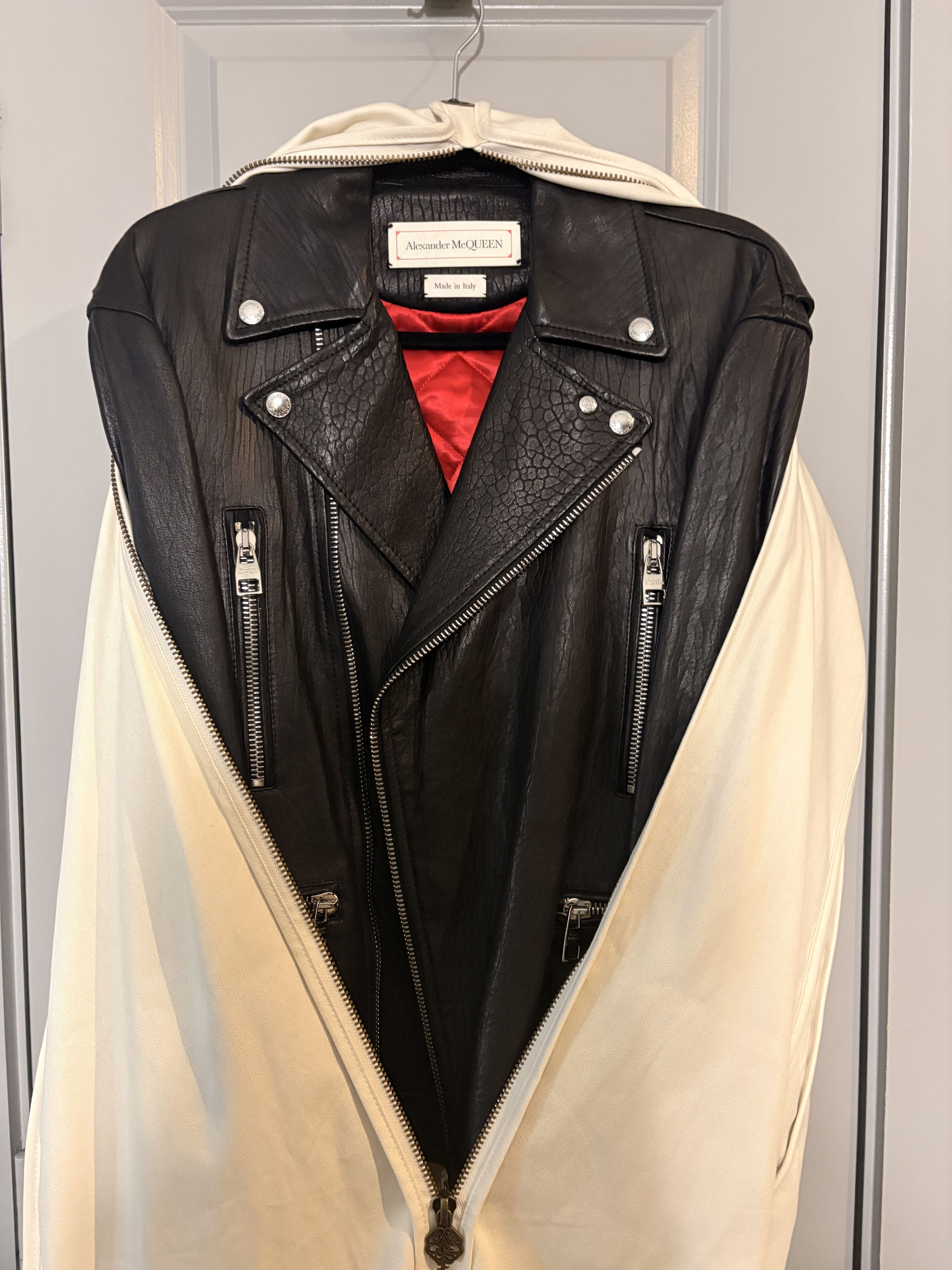 Alexander McQueen Alexandewr McQueen 2024 Classic Leather Biker Jacket Size US L / EU 52-54 / 3 - 9 Thumbnail