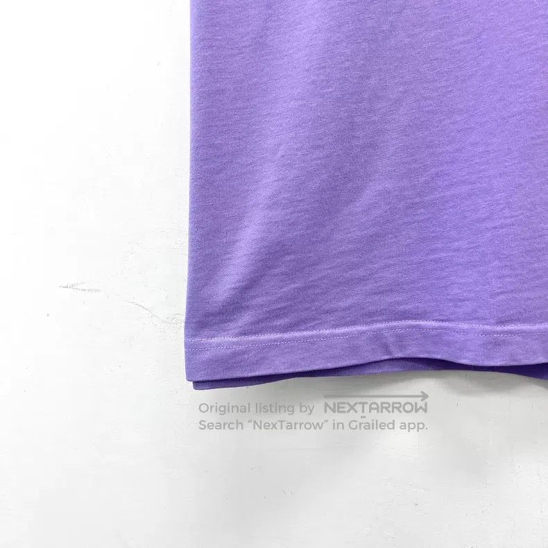 Balenciaga Balenciaga Purple logo letter embroidery cotton round neck Size US XL / EU 56 / 4 - 5 Thumbnail
