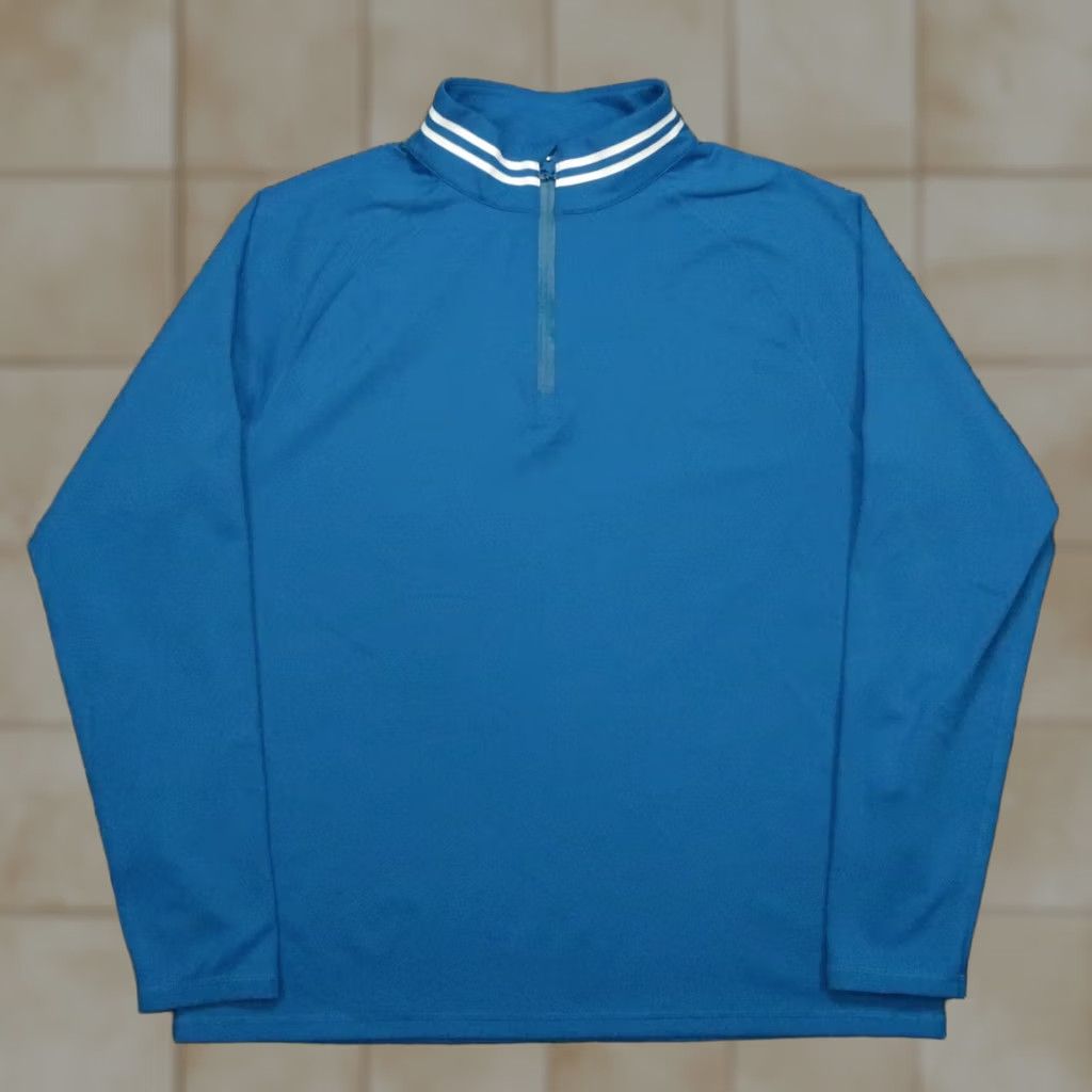 G/FORE G/Fore Pullover Mens Large Blue Core Mid Quarter Zip Performance Golf Shirt Size US L / EU 52-54 / 3 - 1 Thumbnail