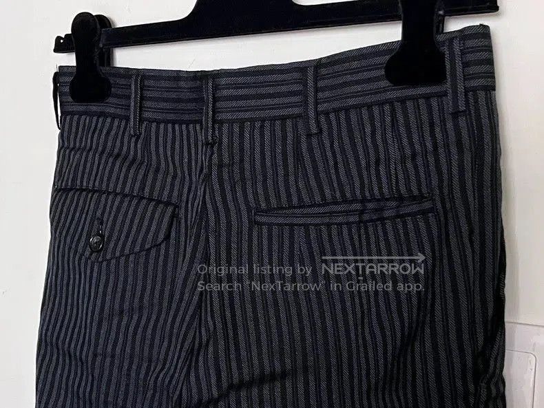 Comme des Garcons CDG Rei Kawakubo striped design shorts dress pants. Size US 30 / EU 46 - 3 Thumbnail