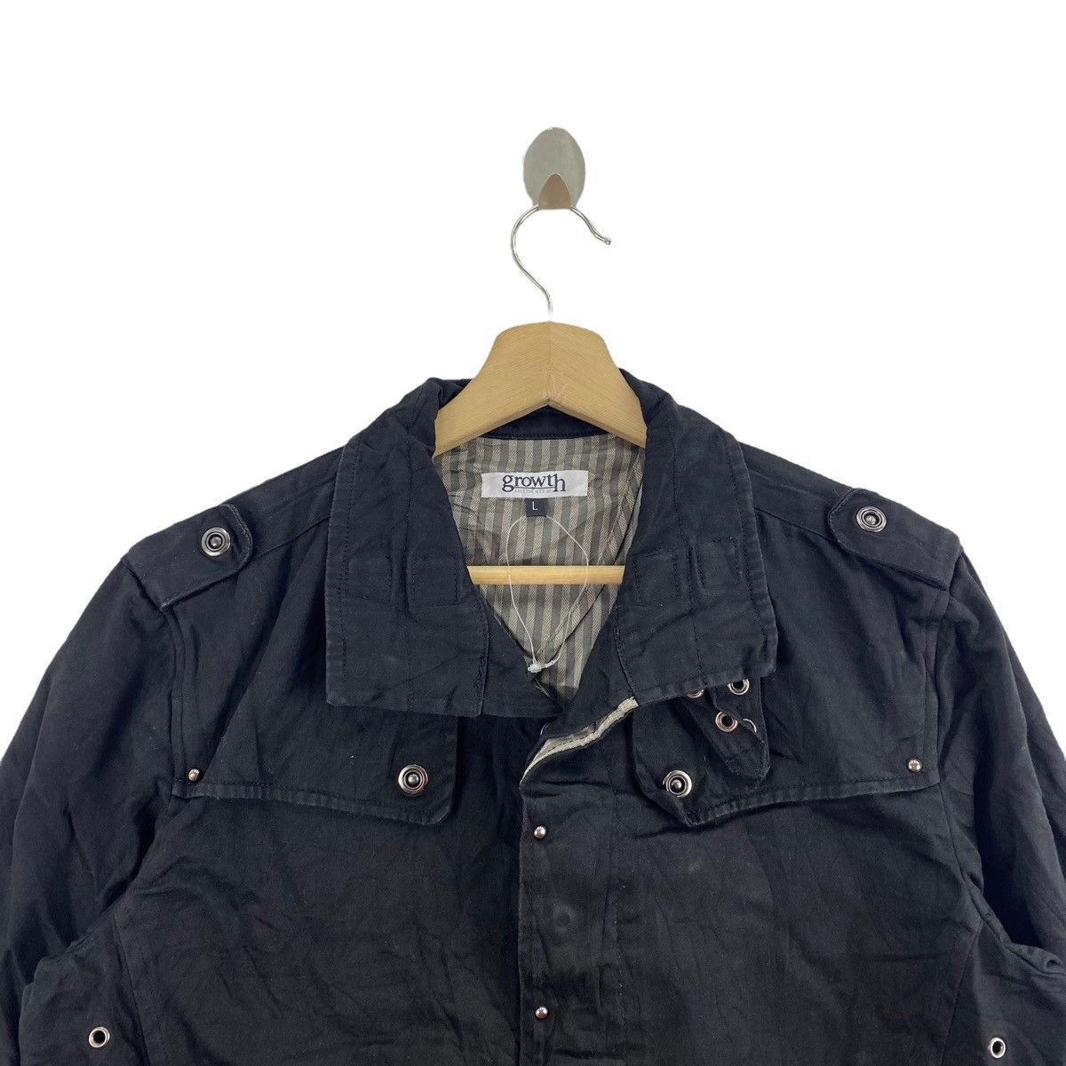 In The Attic Vintage GROWTH By IN THE Attic Japan Brand Punk Style Black Size US L / EU 52-54 / 3 - 2 Thumbnail