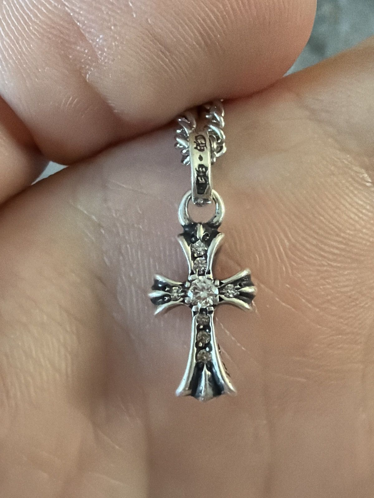 Chrome Hearts Chrome Hearts Babyfat Pendant With Diamonds Size ONE SIZE - 2 Thumbnail