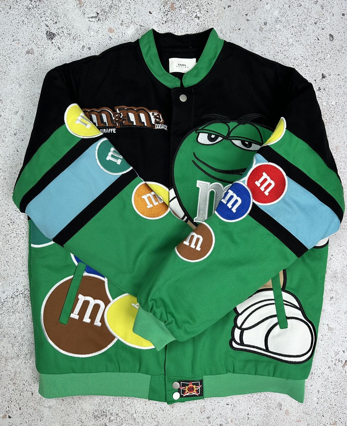 NASCAR × Vintage M&ms Nascar Formula uno F1 racing jacket moto Men XL green Size US XL / EU 56 / 4 - 7 Thumbnail