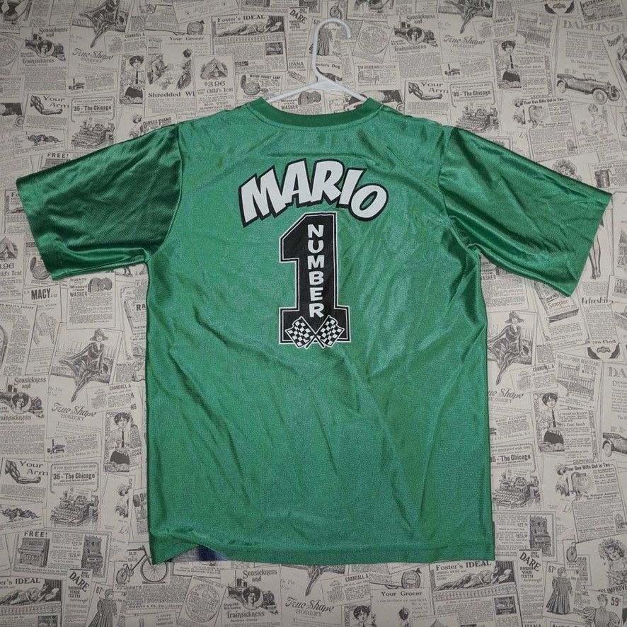 Nintendo XL - Vintage Y2K Mario kart aop nintendo 2000s Wii jersey Size US XL / EU 56 / 4 - 2 Thumbnail