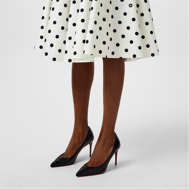 Christian Louboutin Kate 85mm Croc Pumps Size US 9 / IT 39 - 2 Thumbnail