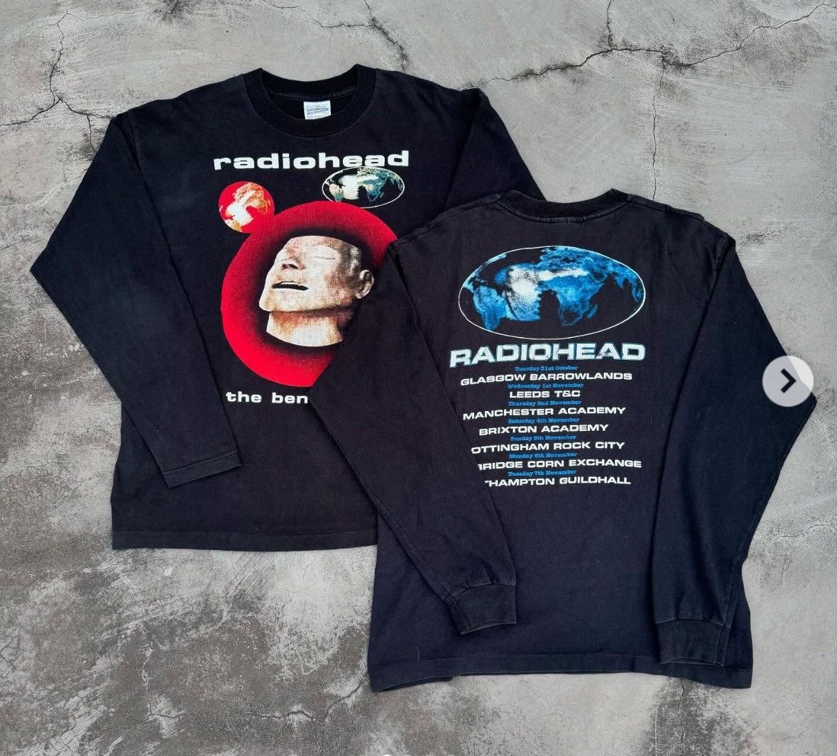 Giant IN SEARCH OF - Radiohead The Bends Long Sleeve 1995 Size US XL / EU 56 / 4 - 1 Preview