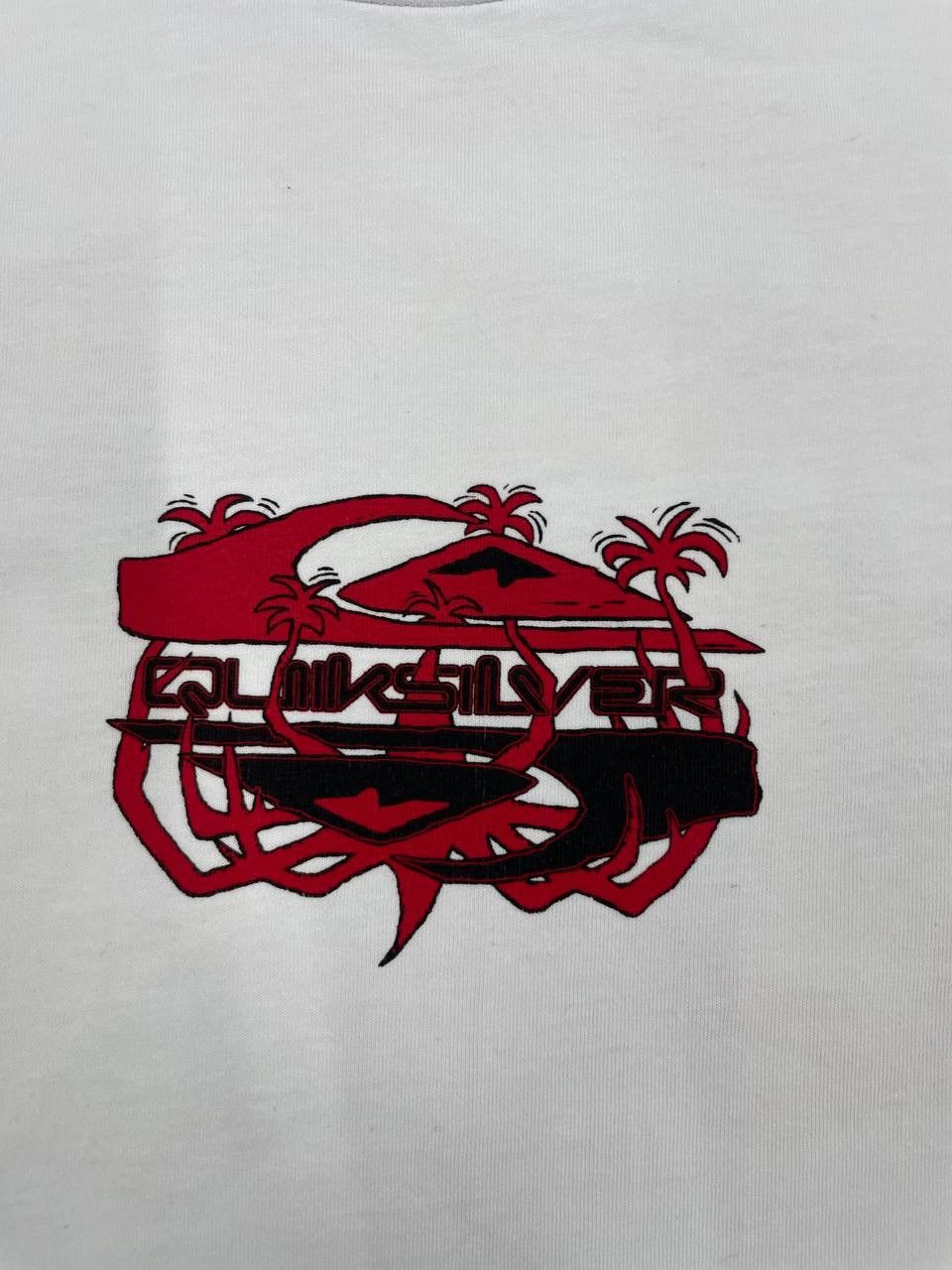 Quiksilver Quiksilver Men Cotton T-Shirt White Size M Size US M / EU 48-50 / 2 - 3 Thumbnail