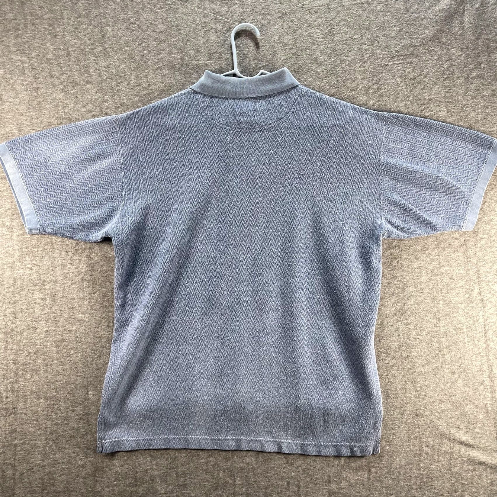 Big Dogs VINTAGE Big Dogs Polo Shirt Mens M Blue Herringbone Embroidered Logo Size US M / EU 48-50 / 2 - 3 Thumbnail