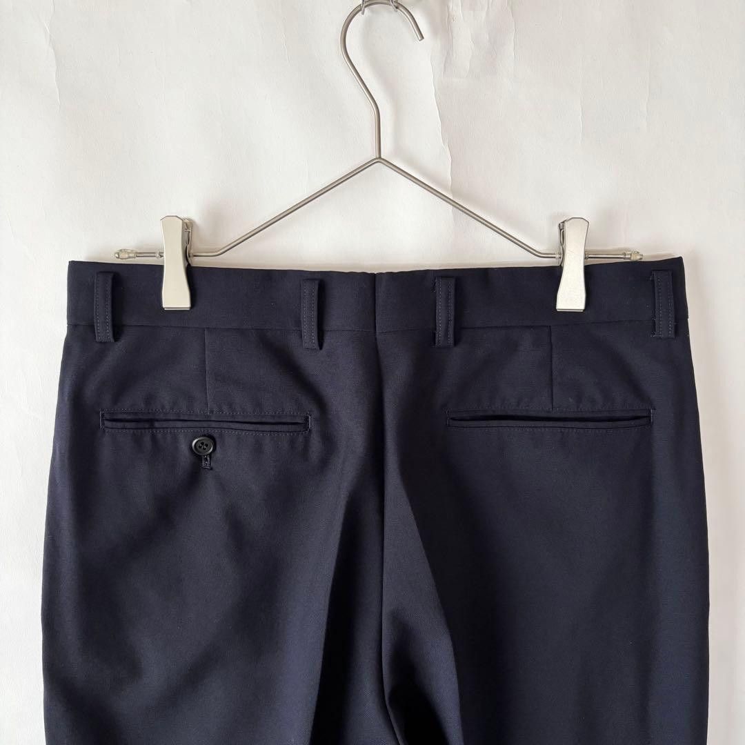 JUN MEN JUNMEN Made in Japan 2-Pleat Wool Slacks Navy (Size L/32) Size US 32 / EU 48 - 5 Thumbnail
