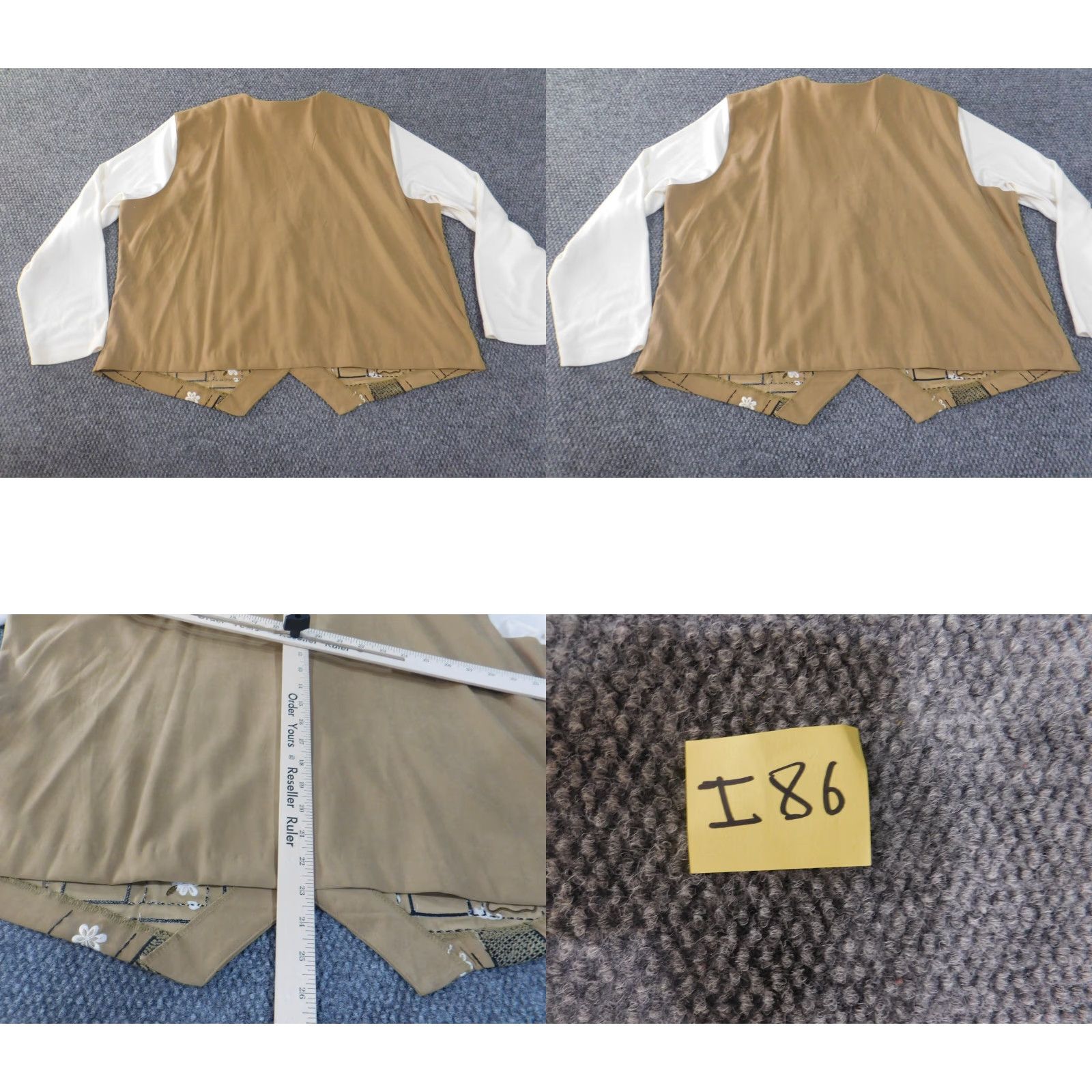 Vintage Alfred Dunner Shirt Womens 2X Brown Floral Plaid Button-Up Cotton Plus Size Casual Knit Vintage No Size XXL / US 16-18 / IT 52-54 - 9 Thumbnail