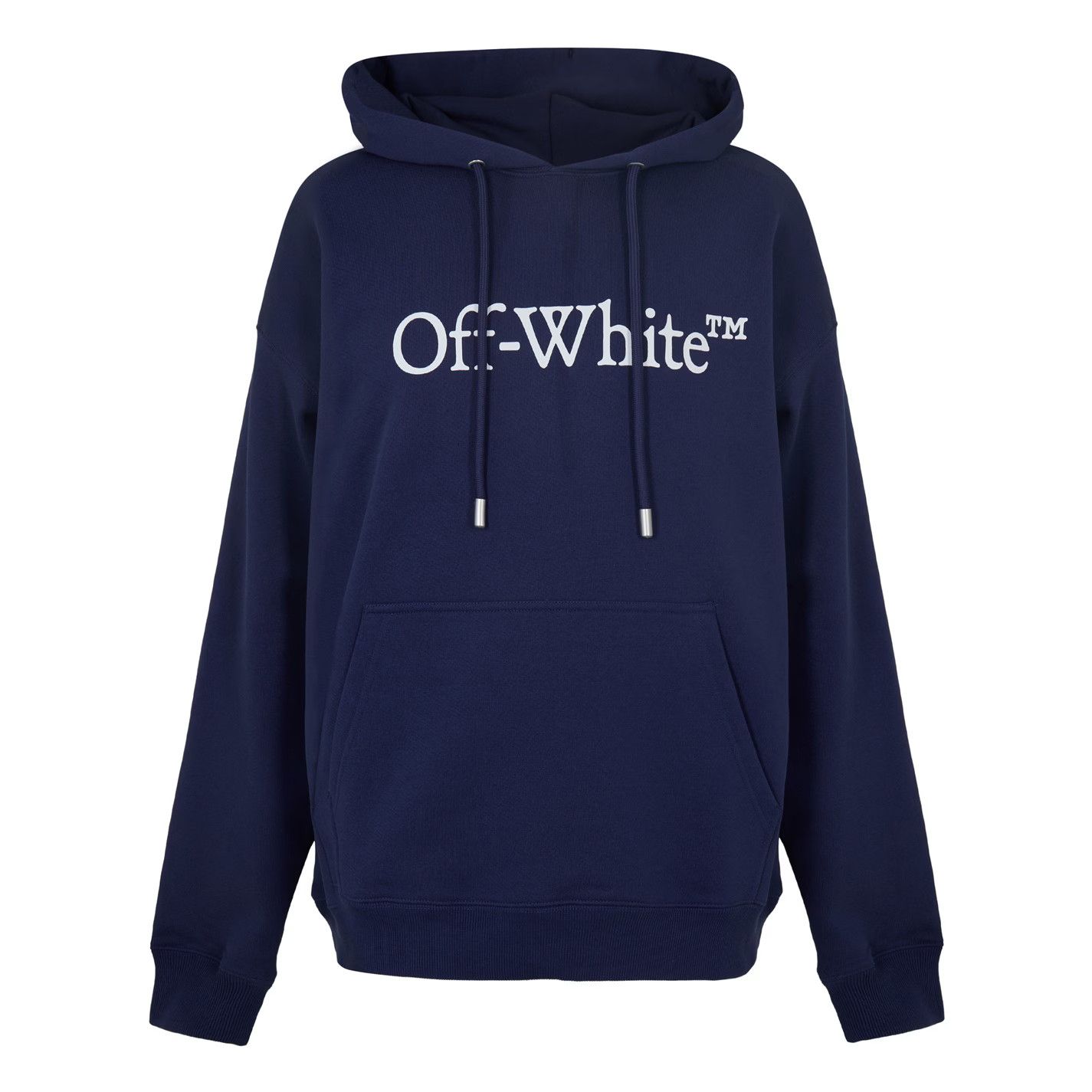 Off-White o1g2r1mq0226 Big Bkish Skate Hoodie In Dark Blue Size US M / EU 48-50 / 2 - 1 Thumbnail