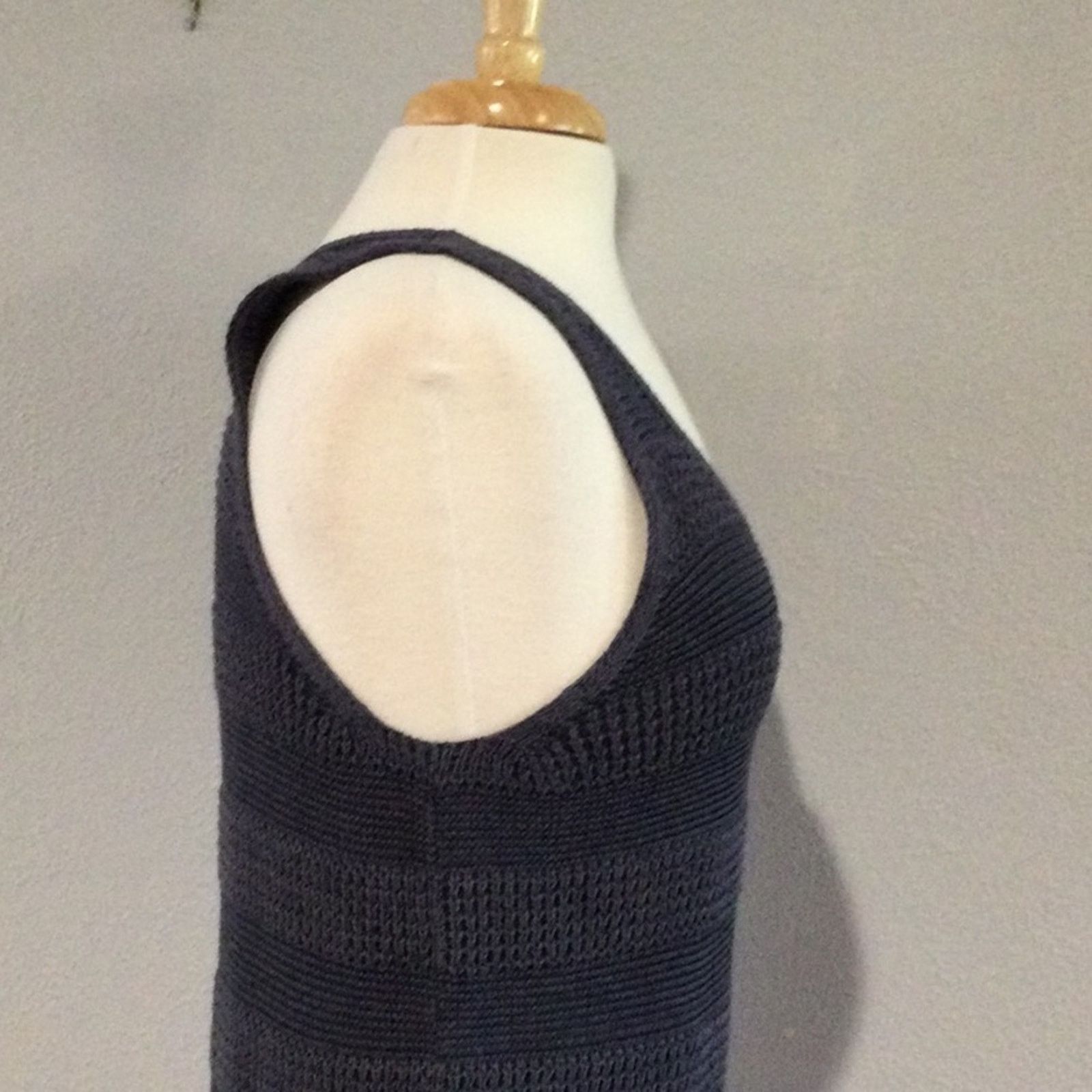 Other A.N.A. a new approach Evening Blue Knit Tank Size M NWT Size M / US 6-8 / IT 42-44 - 6 Thumbnail