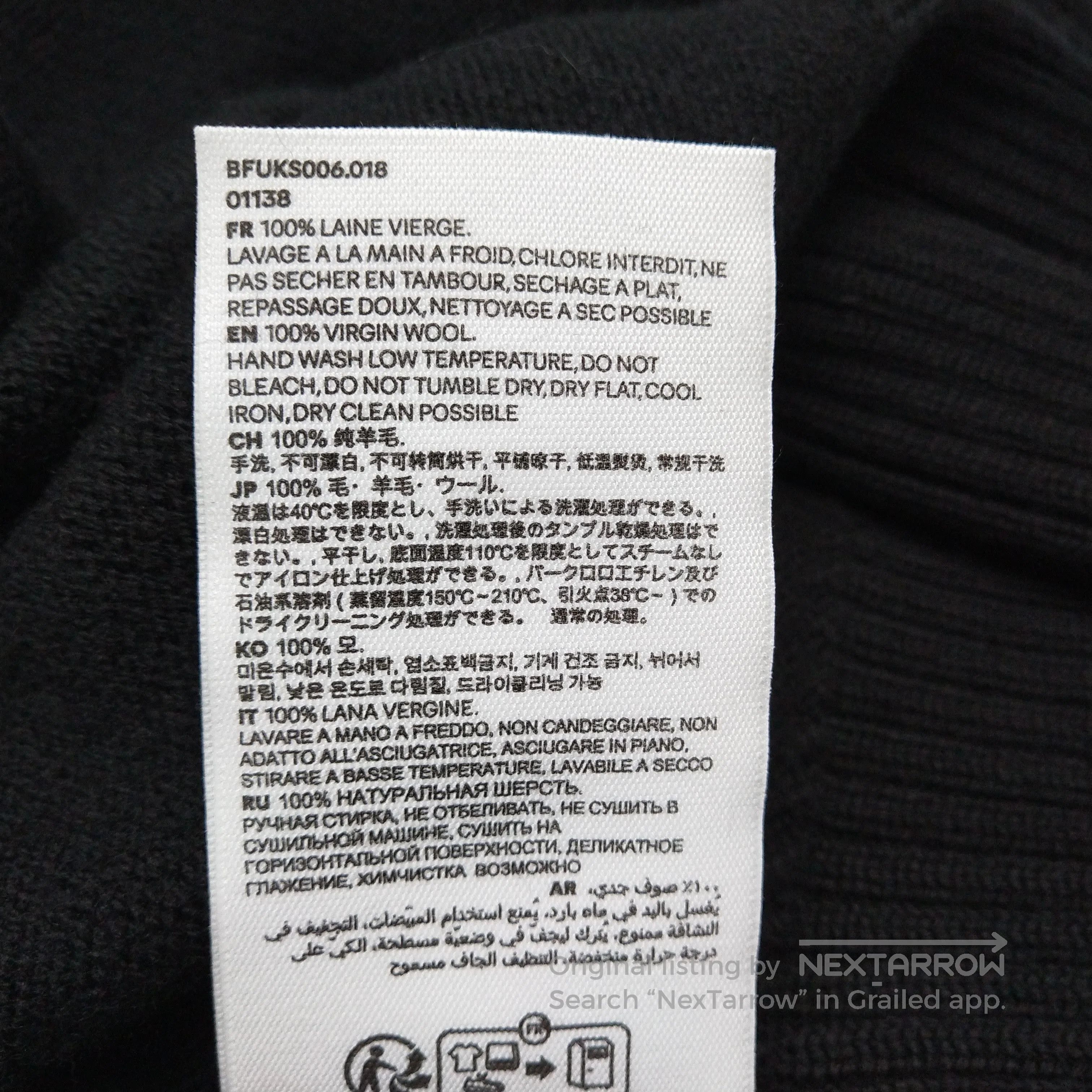 AMI AMI Alexandre Mattiussi Heart Logo Round Neck Sweater. Size US S / EU 44-46 / 1 - 8 Thumbnail