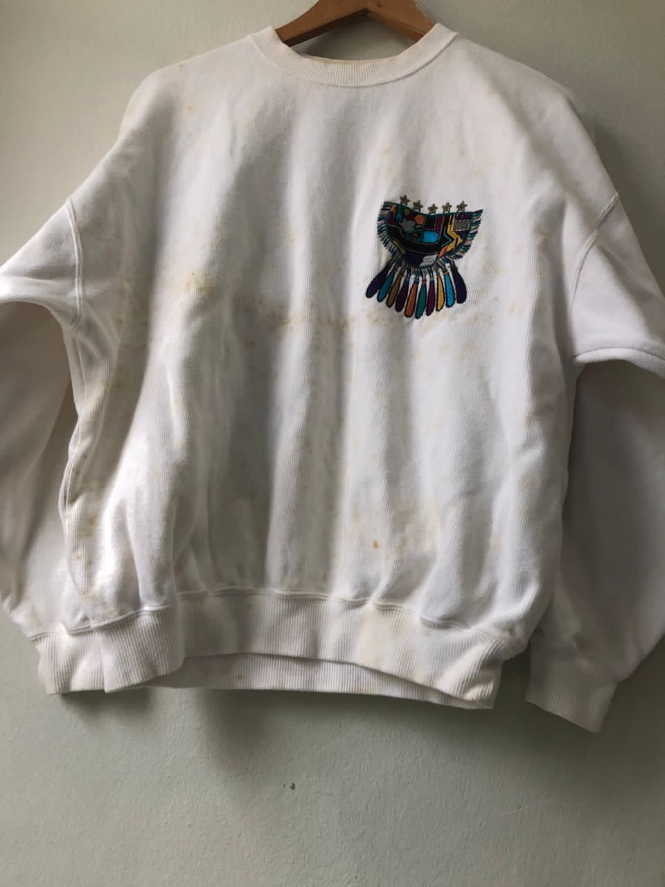 Vintage Sun Face (sun deity) crewneck Size US L / EU 52-54 / 3 - 5 Thumbnail