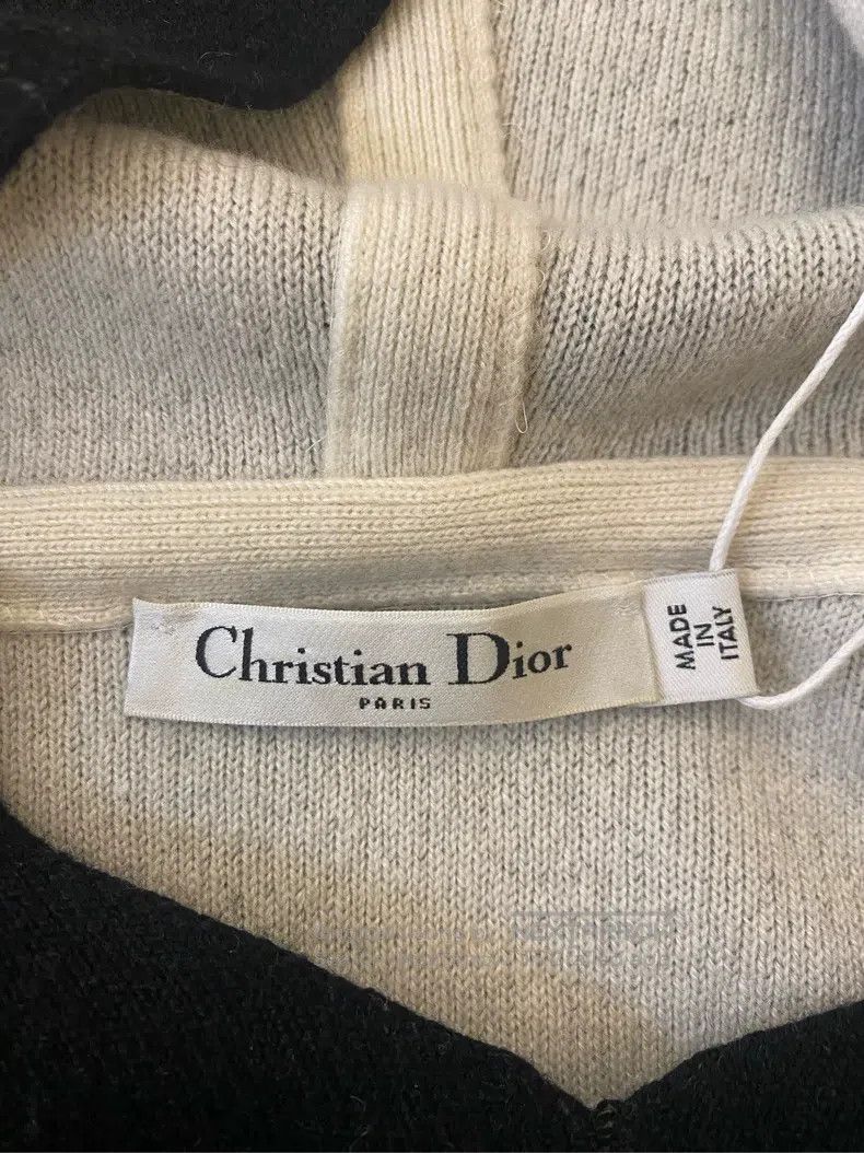 Dior Dior Classic black 8 cashmere hoodie sweater Size XS / US 0-2 / IT 36-38 - 3 Thumbnail