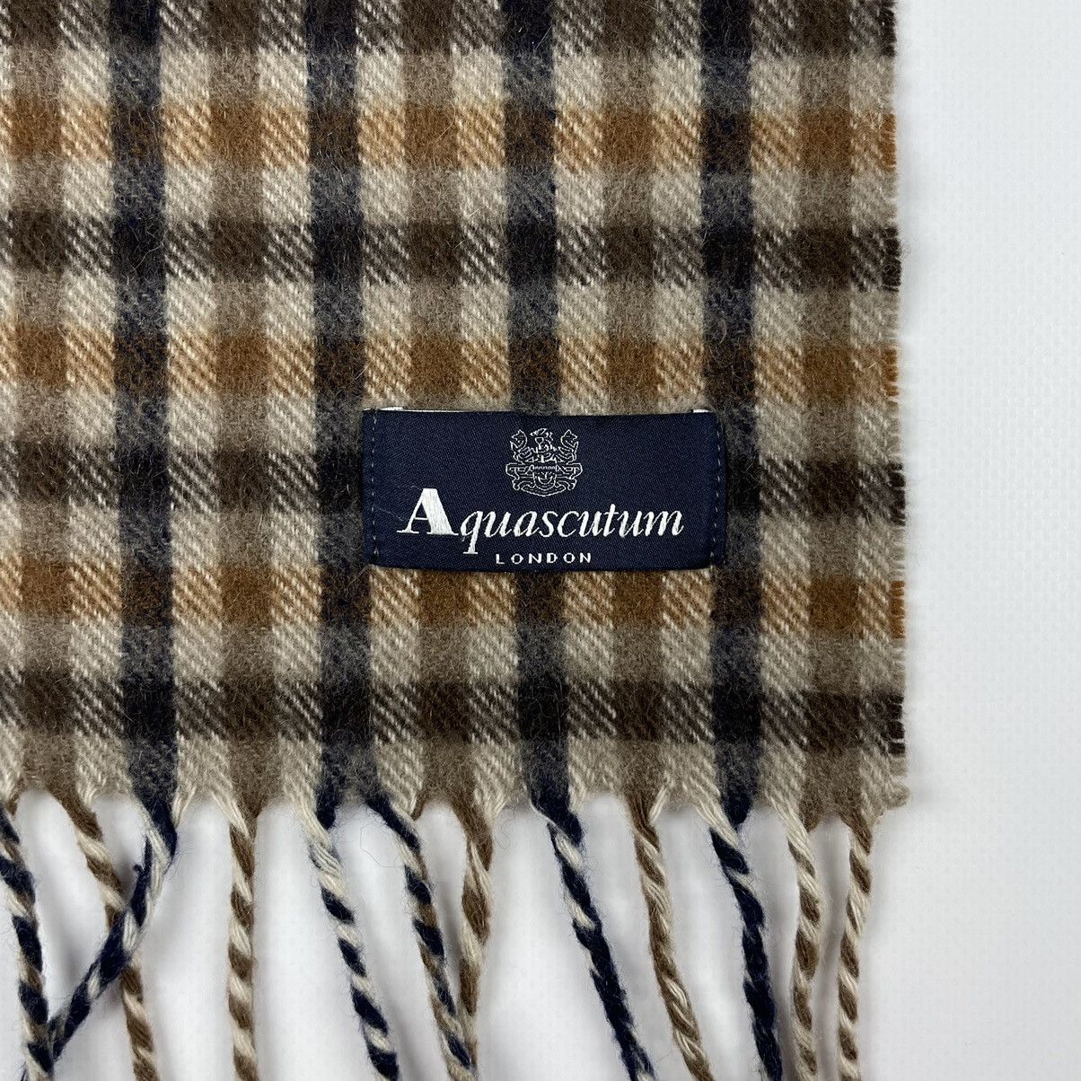 Aquascutum Aquascutum Vintage Cashmere Scarf Size ONE SIZE - 7 Thumbnail