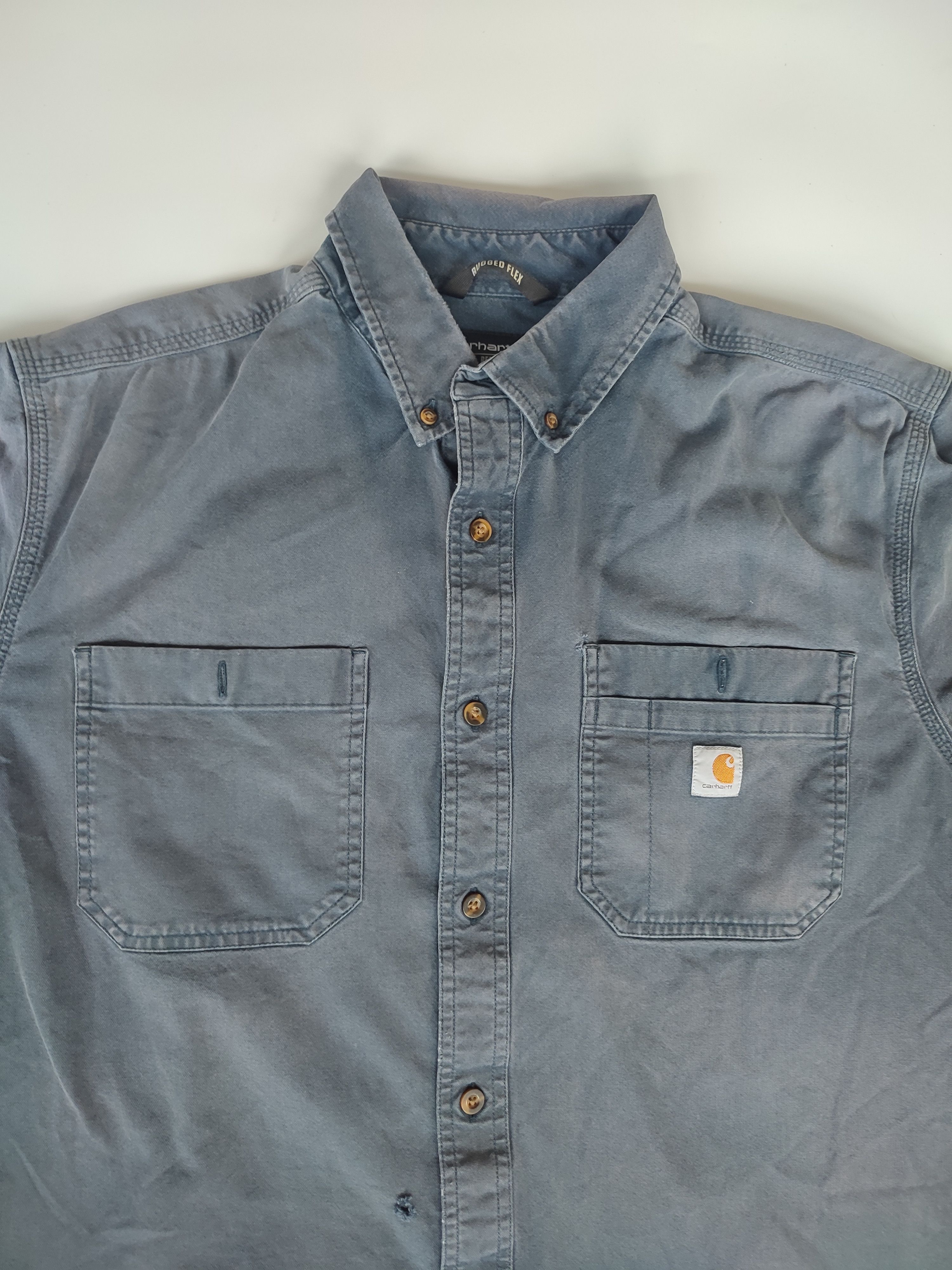 Carhartt Carhartt short-sleeve button-down work shirt Size US XL / EU 56 / 4 - 3 Thumbnail