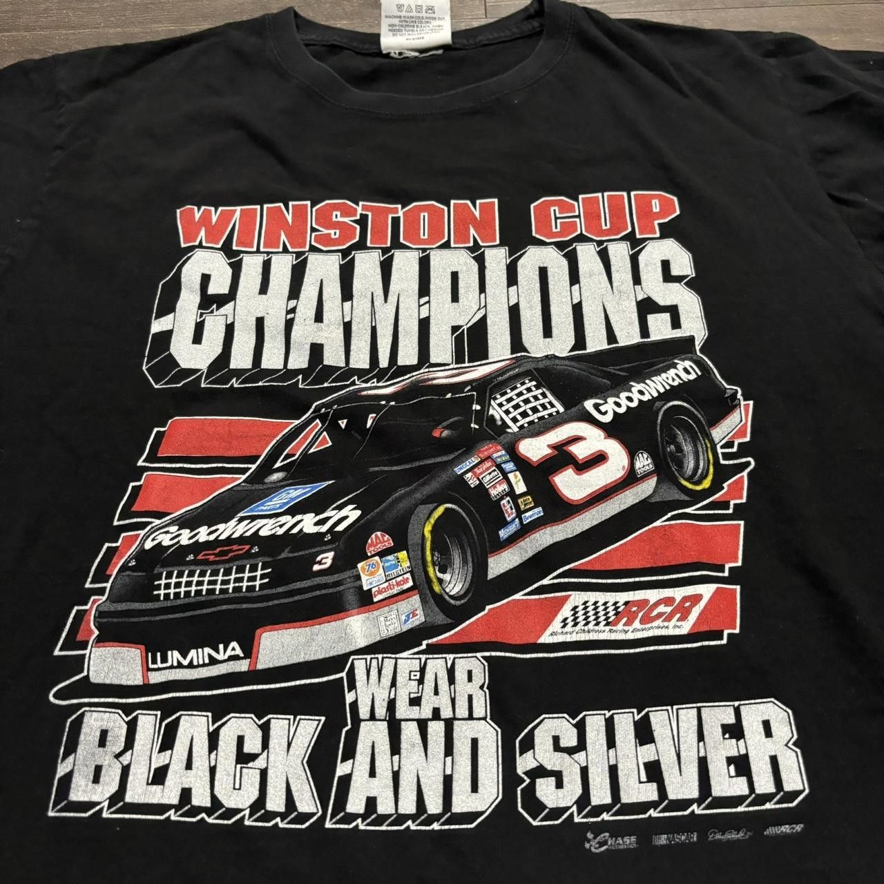 Chase Authentics Vintage Winston Cup Champions Dale Earnhardt Jr T Shirt 90s Size US M / EU 48-50 / 2 - 4 Thumbnail