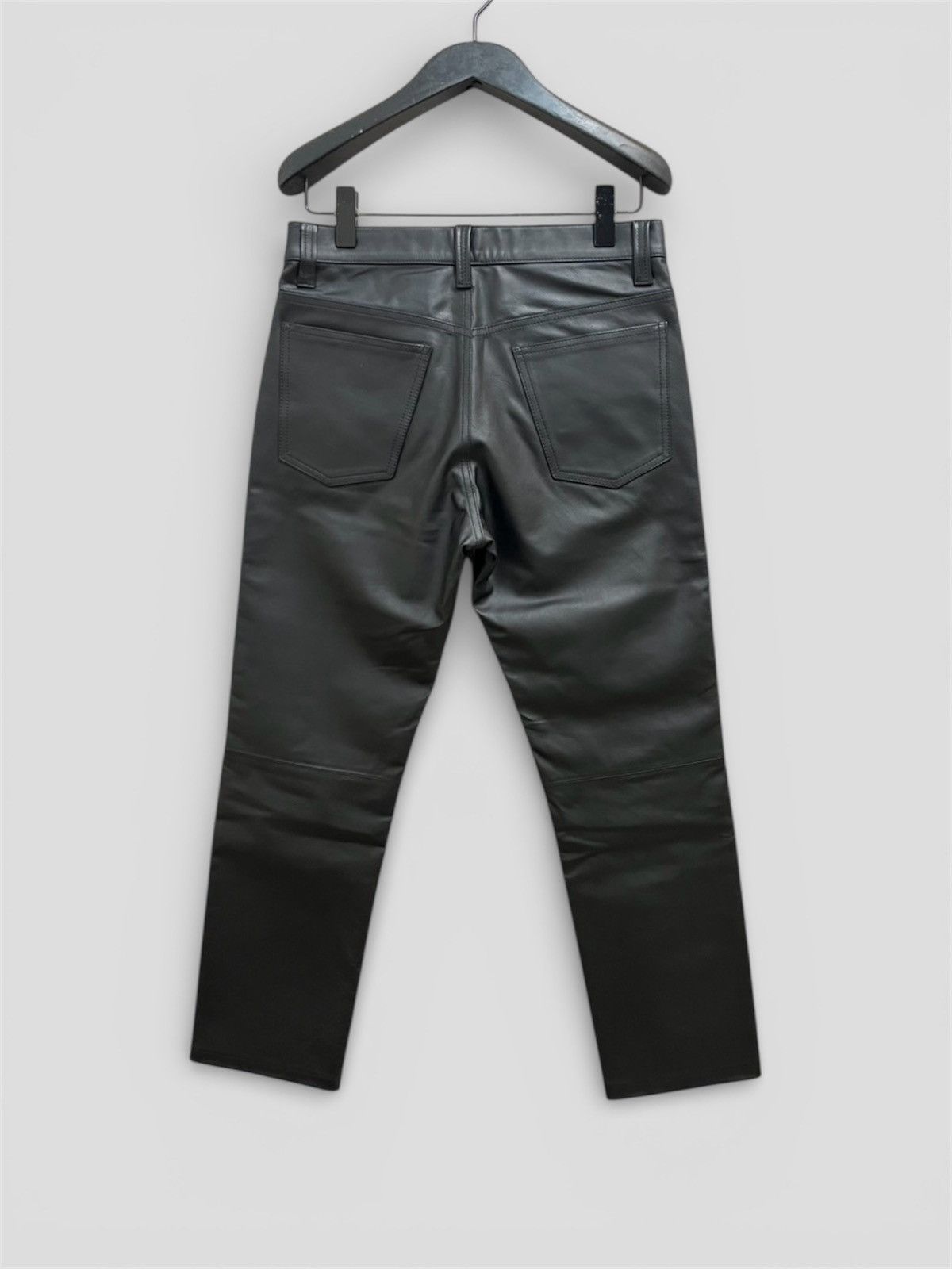 semanticdesign Semantic Design Genuine Cowhide Leather Pants Size US 30 / EU 46 - 2 Thumbnail