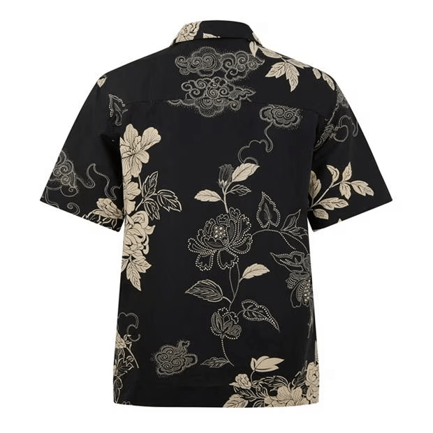 Moncler Short Sleeve Floral Shirt Size US M / EU 48-50 / 2 - 2 Thumbnail
