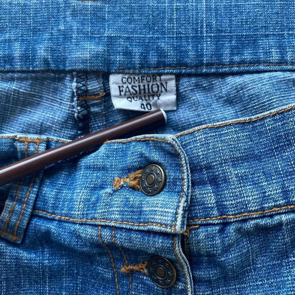 Other Y2K Slit Jeans Size 30" / US 8 / IT 44 - 7 Thumbnail