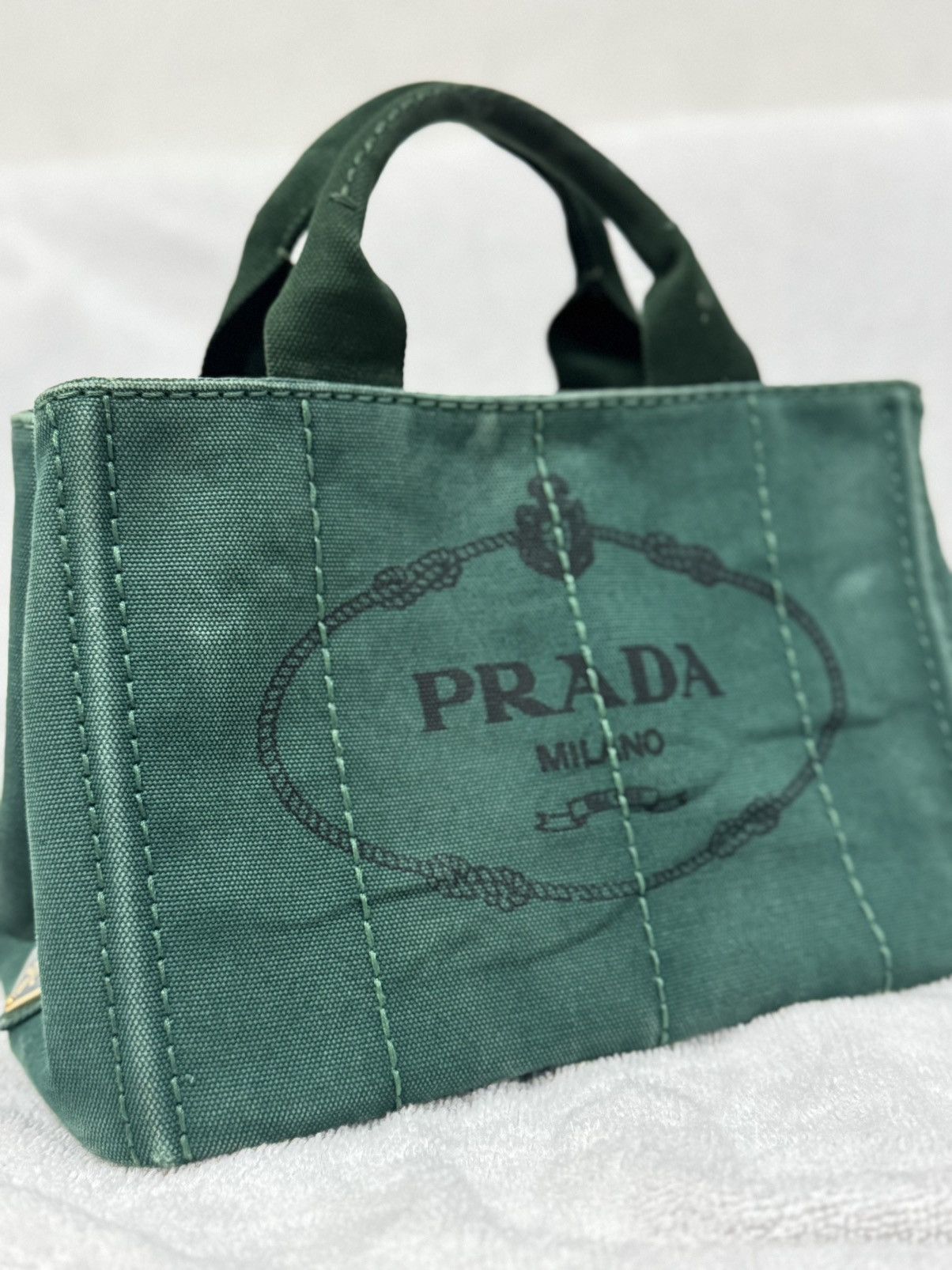 Prada PRADA CANAPA LOGO TWO WAY Handbag sholder Size ONE SIZE - 4 Thumbnail