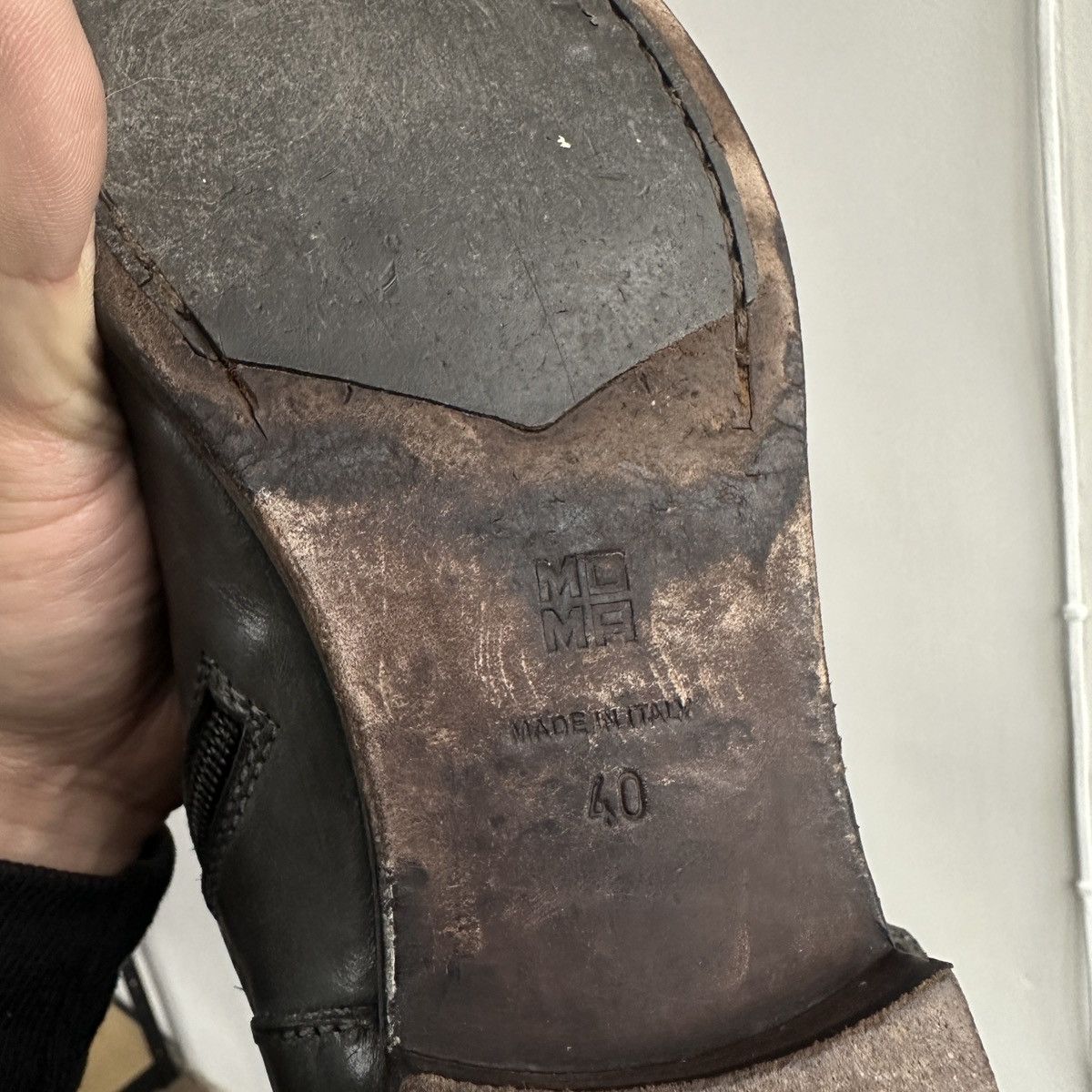 MoMA Vintage MOMA Avant-Garde Leather Hight Boots lgb guidi Size US 7 / EU 40 - 8 Thumbnail