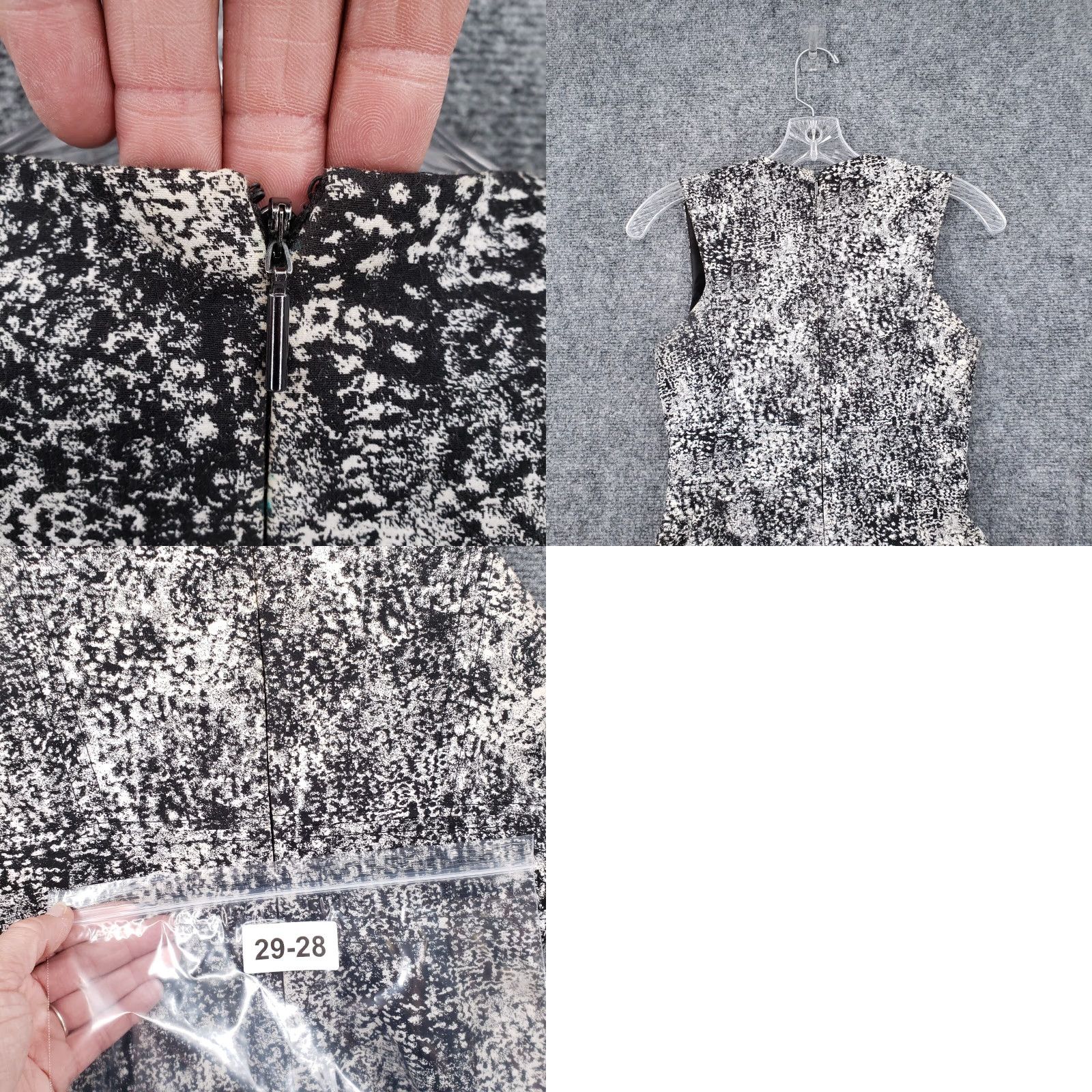Rebecca Taylor Rebecca Taylor Dress Women 0 Black A-Line Mini Fit & Flare Tank Dress V-Neck Sleeveless Zip Dress Casual Party/Cocktail Size XS / US 0-2 / IT 36-38 - 9 Thumbnail