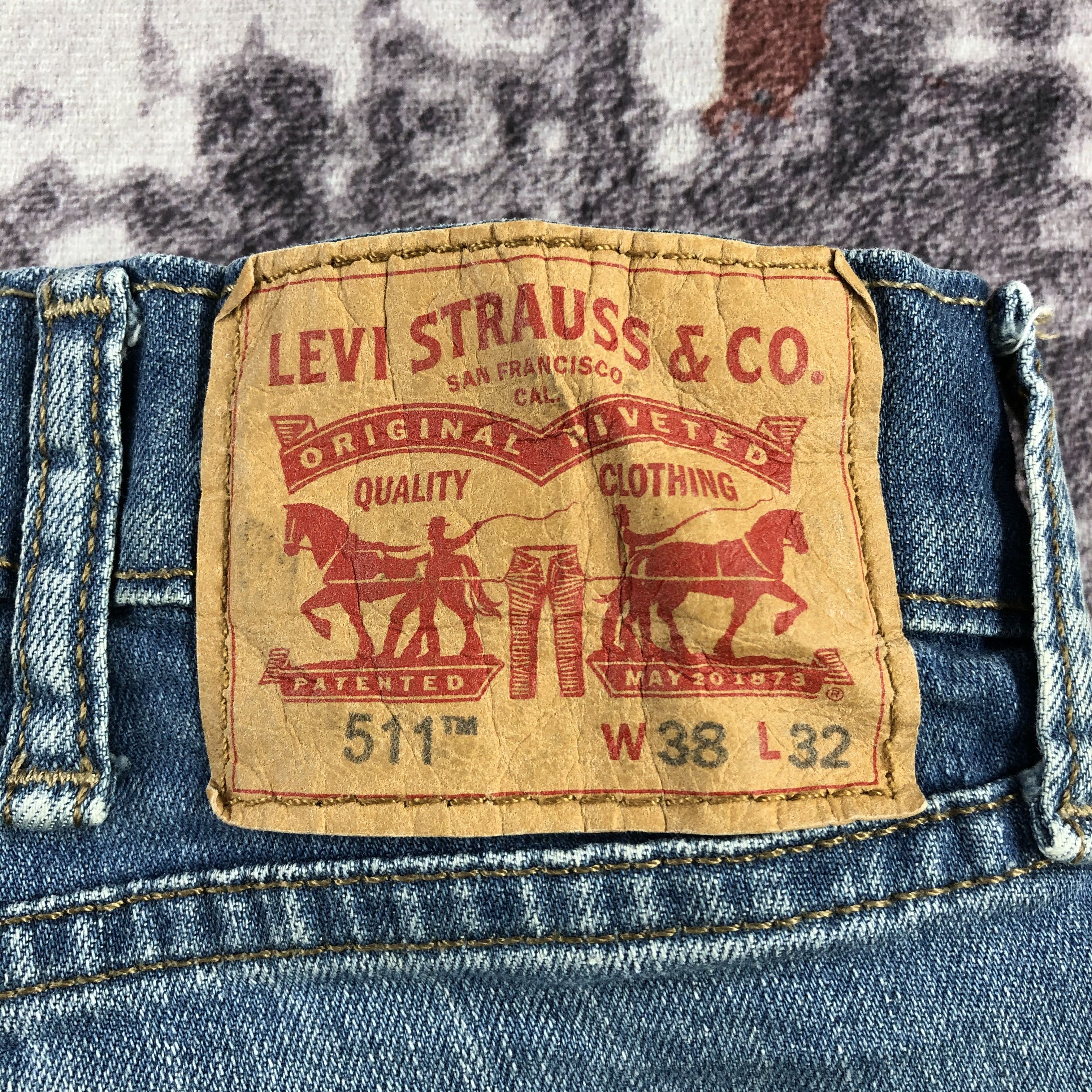 Levi's × Vintage Vintage Blue Wash Levis 511 Jeans-JM3149 Size US 37 - 6 Thumbnail