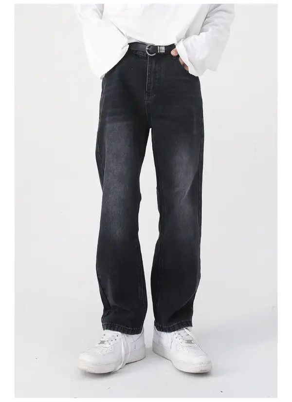 Japanese Brand Japanese retro casual loose washed straight jeans Size US 32 / EU 48 - 6 Thumbnail