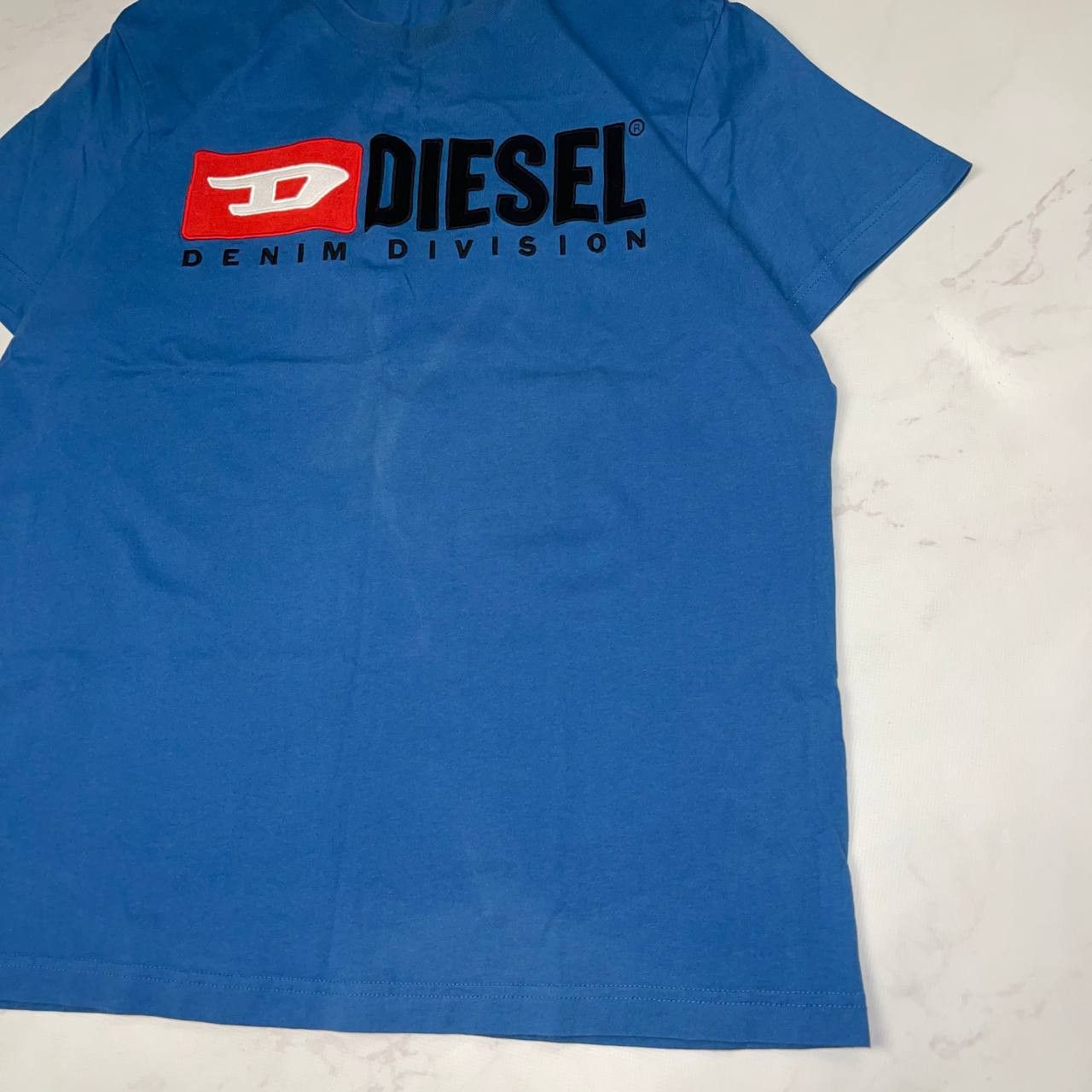 Diesel Vintage Diesel T-Shirt Big Logo Japanese Y2K Size XL Blue Size US XL / EU 56 / 4 - 8 Thumbnail