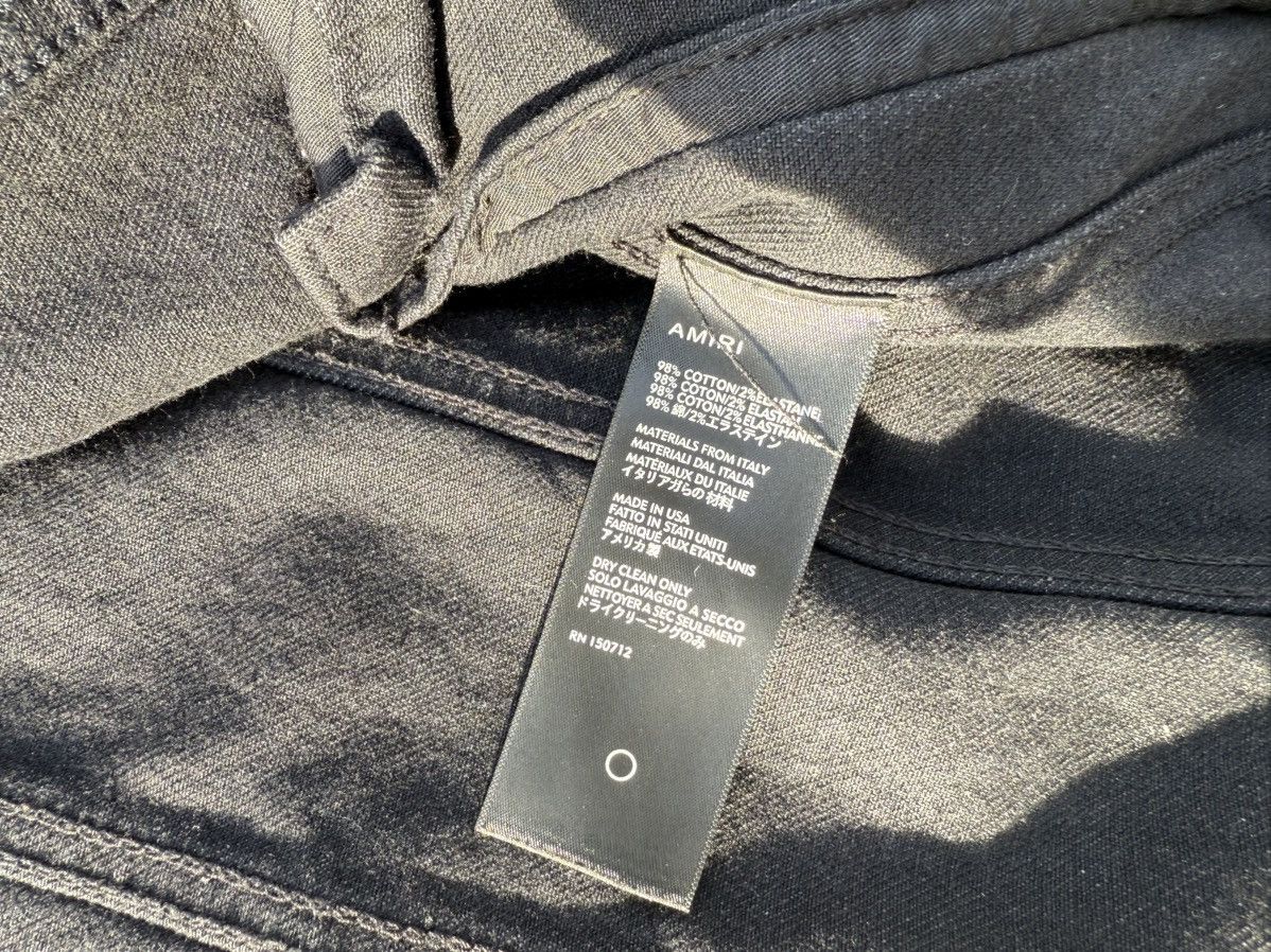Amiri Amiri Black Denim Jacket Rare Size US XL / EU 56 / 4 - 5 Thumbnail