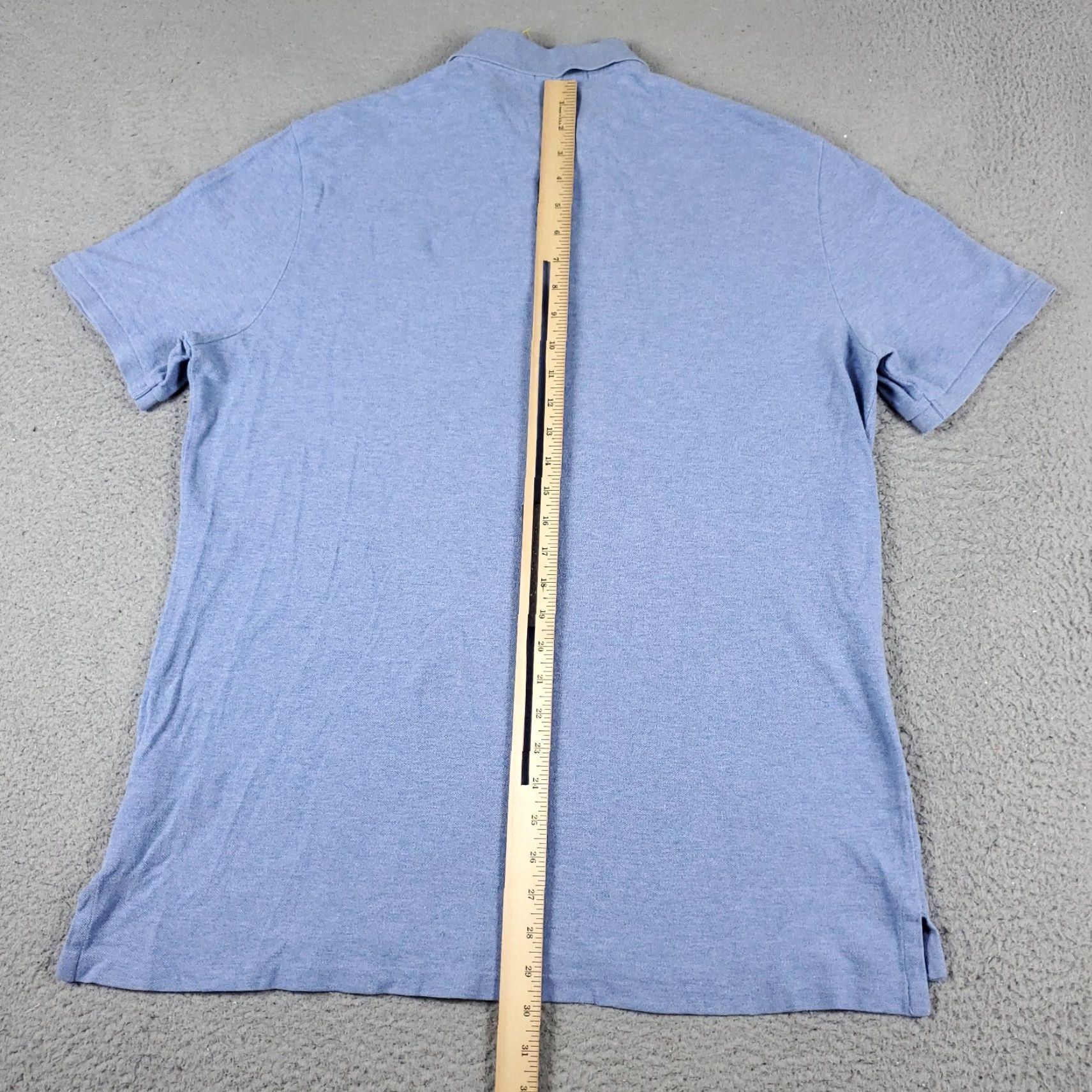 Ralph Lauren VINTAGE Ralph Lauren Polo Shirt Mens Large Blue Cotton Casual Short Sleeve, Preppy, Classic, All Seasons, Golf, Travel, Mens Size US L / EU 52-54 / 3 - 7 Thumbnail