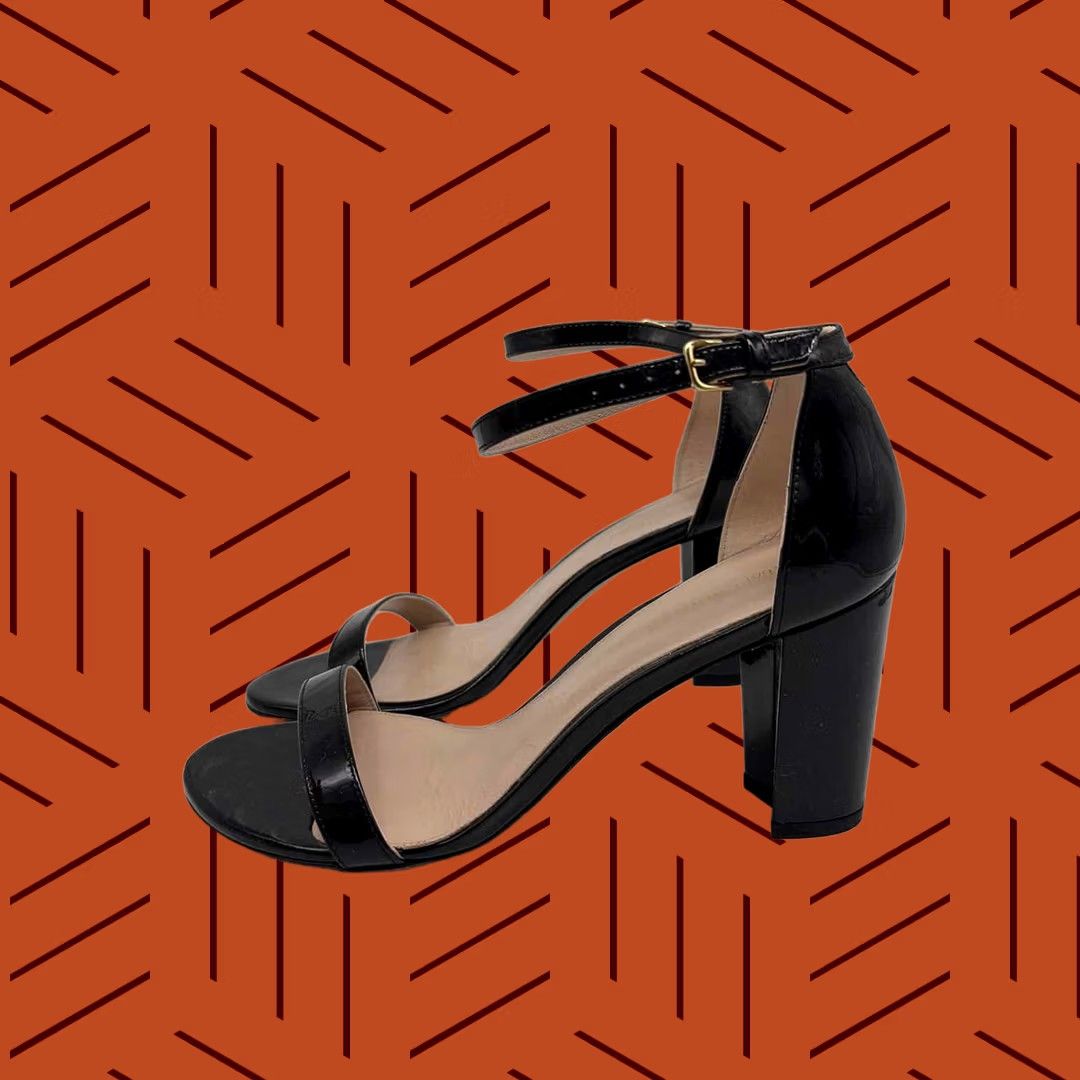 Stuart Weitzman Pre-Owned Stuart Weitzman Black Size 9 Ankle Strap Heels Size US 9 / IT 39 - 1 Thumbnail