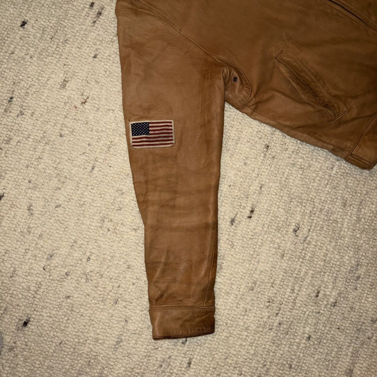Polo Ralph Lauren Nr. 5/5 ultra rare Polo Ralph Lauren „Bradford“ Lederjacke Size US M / EU 48-50 / 2 - 8 Thumbnail