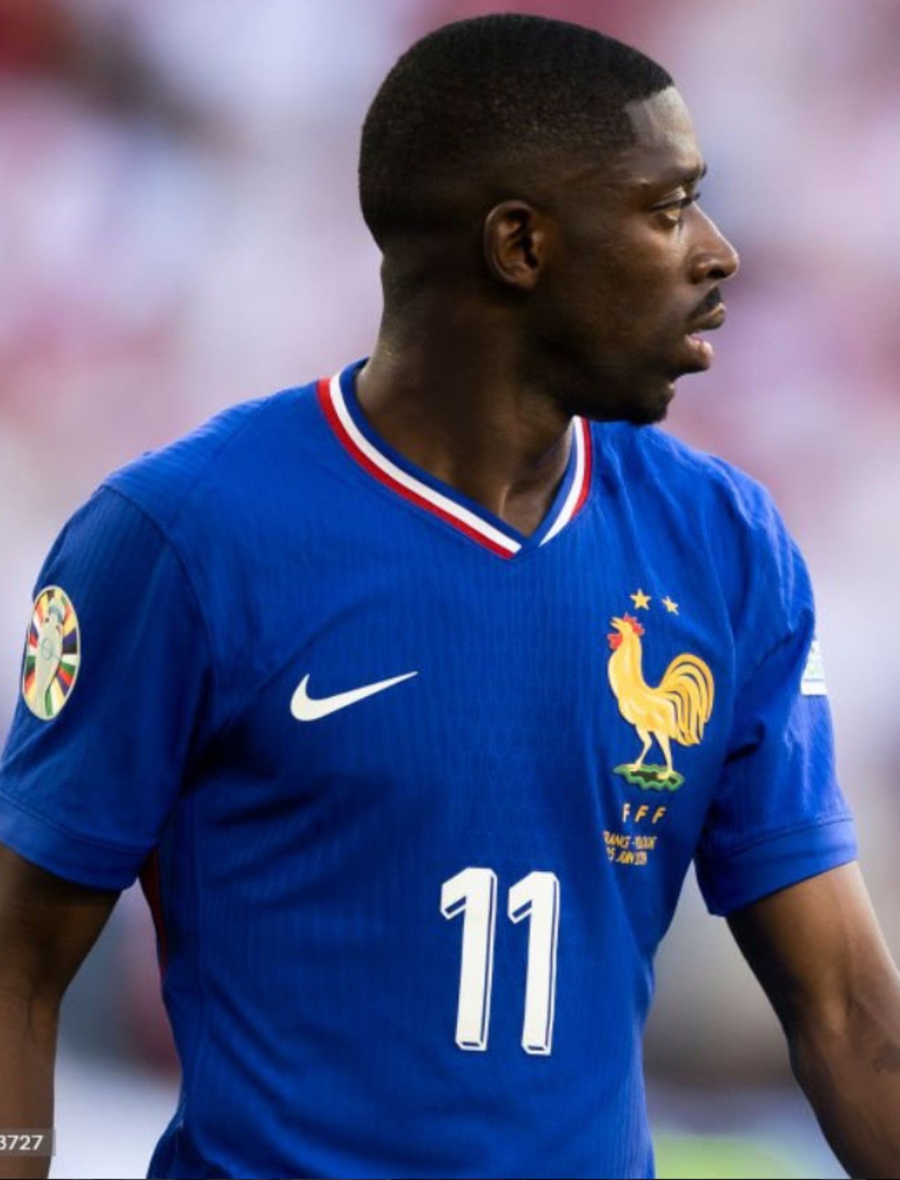 Adidas France Euro 2024 player issue home shirt #11 Dembele (Bnwt) Size US XL / EU 56 / 4 - 10 Thumbnail