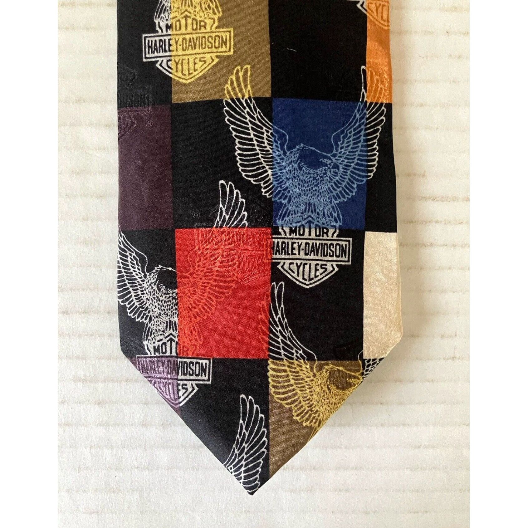 Harley Davidson Harley-Davidson Mens Necktie Featuring Authentic Silk ...