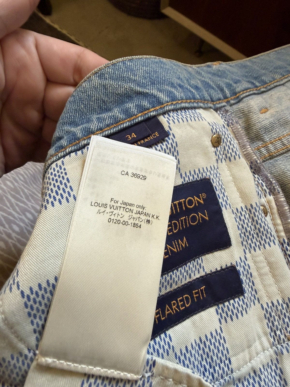 Louis Vuitton LOUIS VUITTON PHARRELL WILLIAMS - Flare Cut Denim - 34” 🏆 Size US 34 / EU 50 - 17 Thumbnail