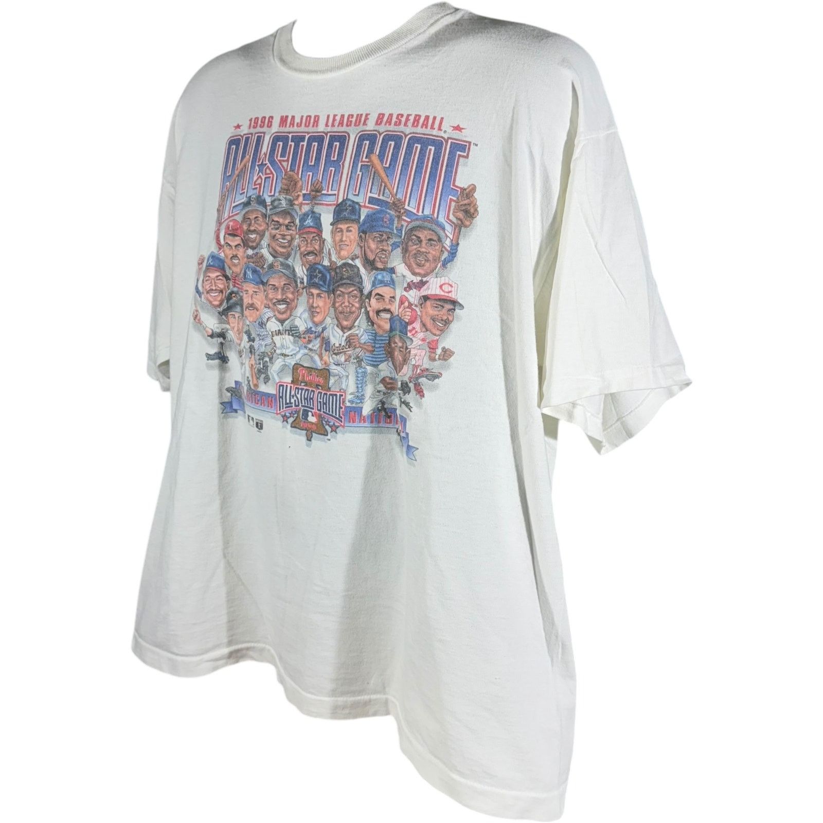 Pro Player Vintage Pro Player MLB All Star Game Caricature Tee 1996 Size US XXL / EU 58 / 5 - 3 Thumbnail