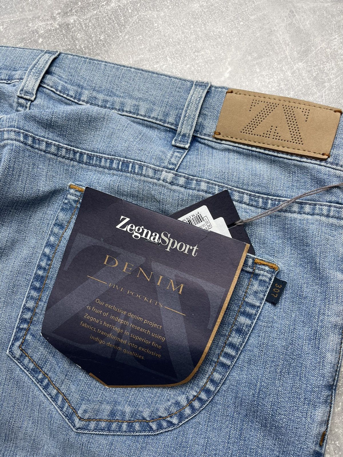 Z Zegna Z Zegna Sport Denim Blue Regular Jeans Size US 36 / EU 52 - 5 Thumbnail