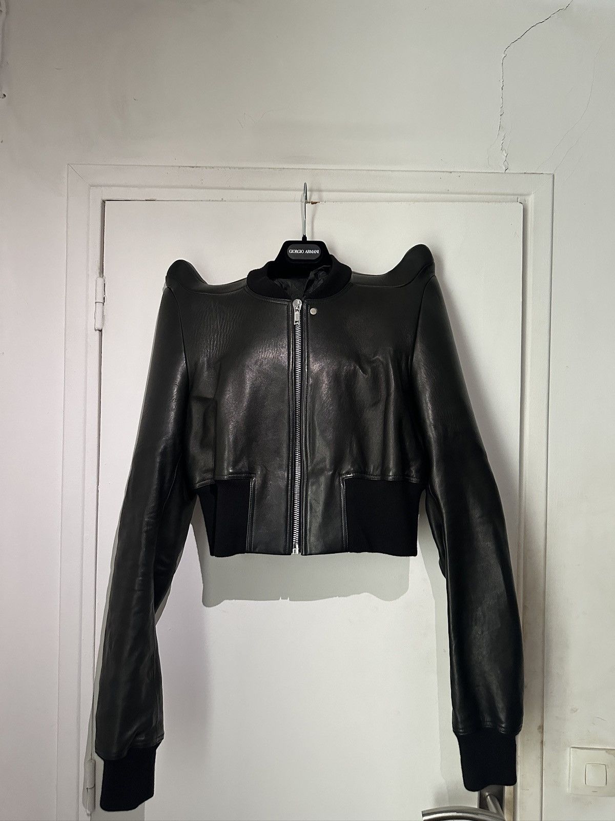Rick Owens Rick Owens rare cropped tec flight jacket Size 48IT Size US M / EU 48-50 / 2 - 5 Thumbnail